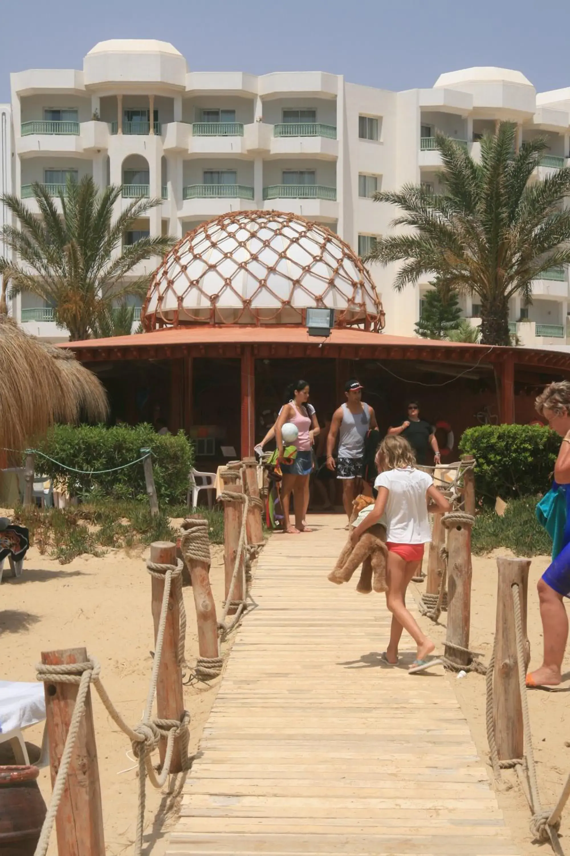 Beach in El Mouradi Hammamet