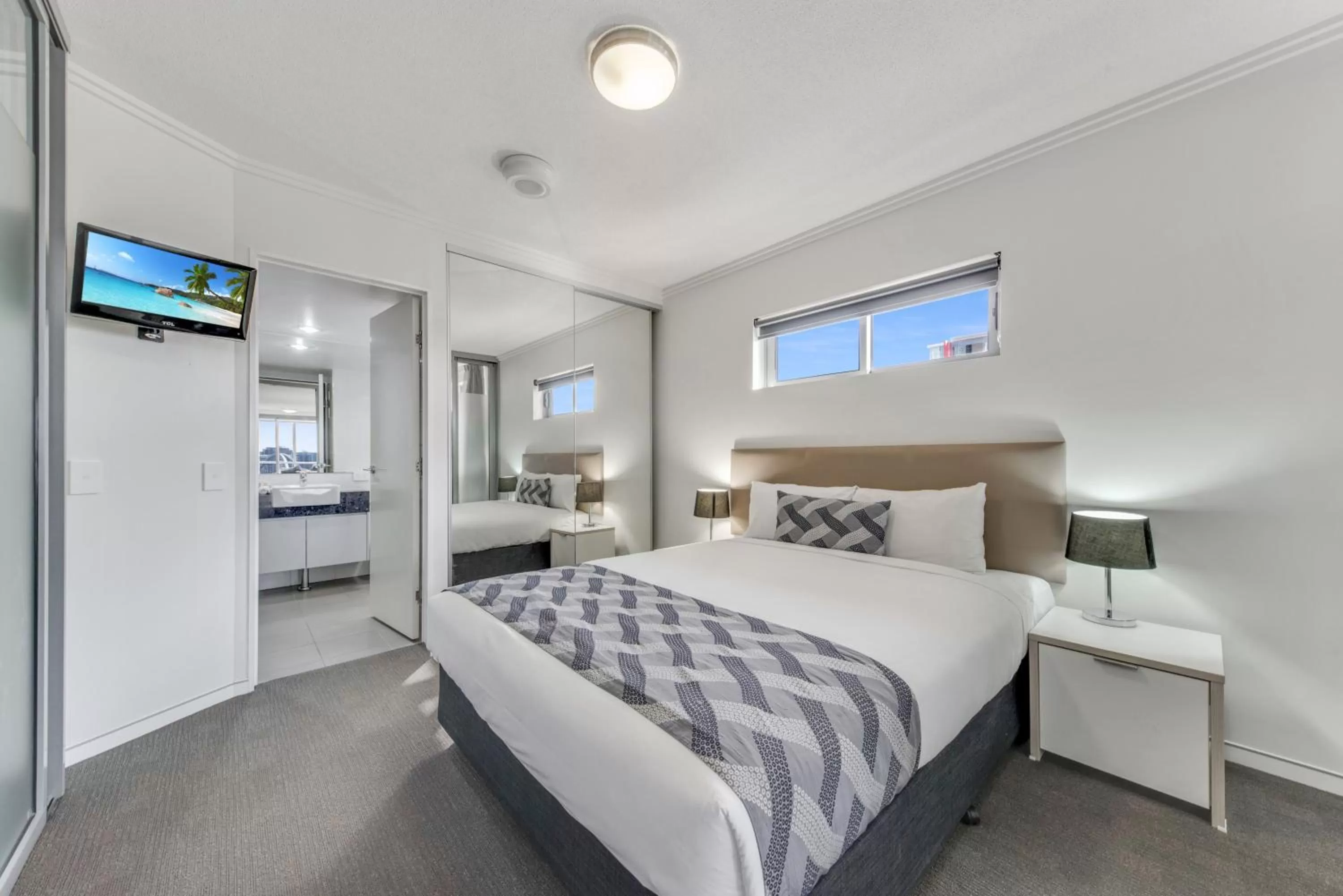 Bed in The Capitol Apartments