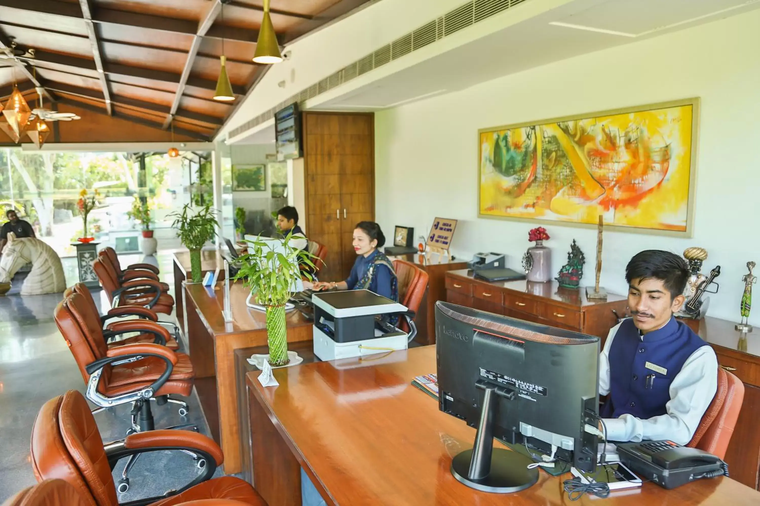 Lobby or reception in Bamboo Saa Resort & Spa