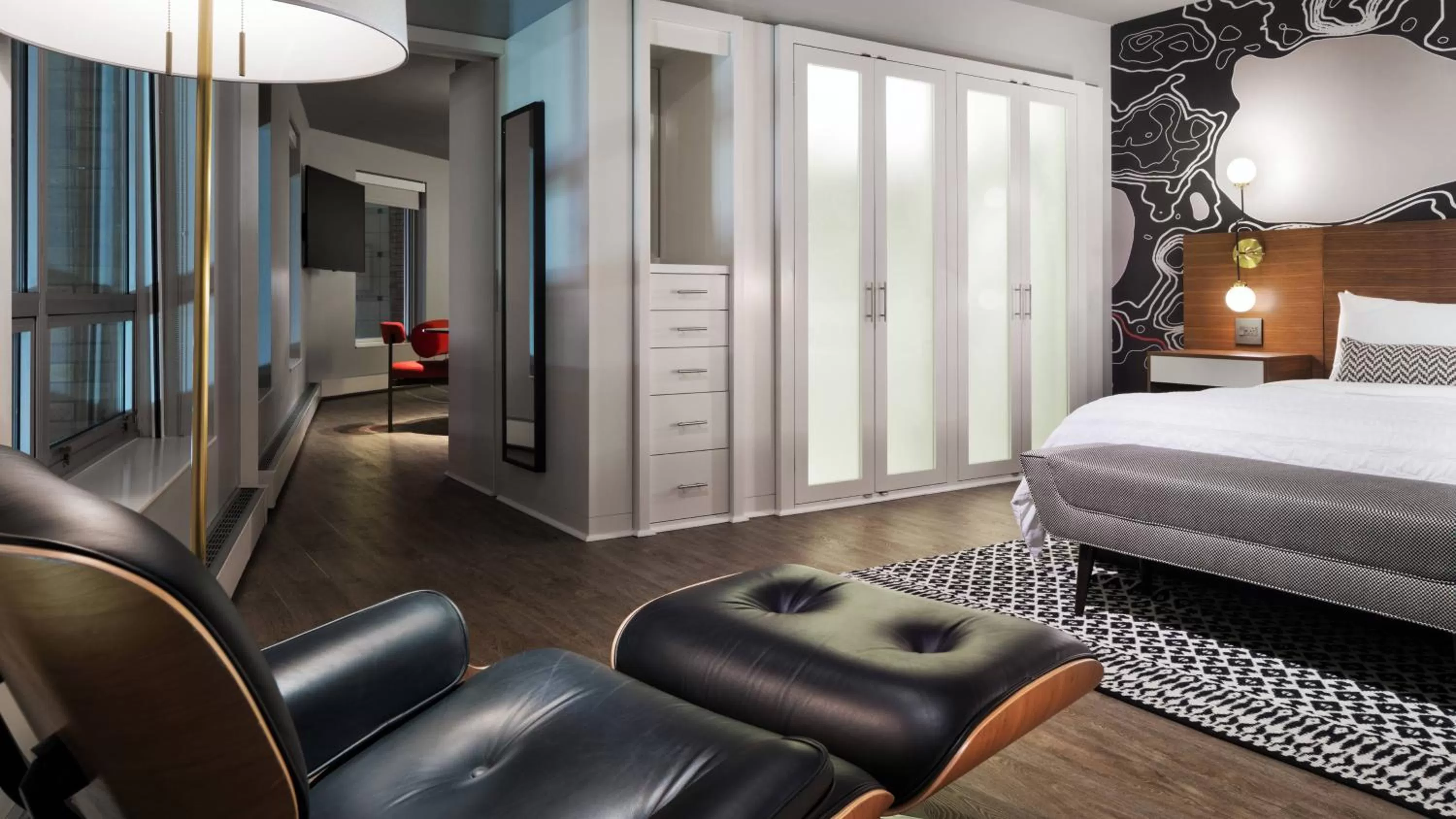 Bedroom, Bed in The Chambers Hotel