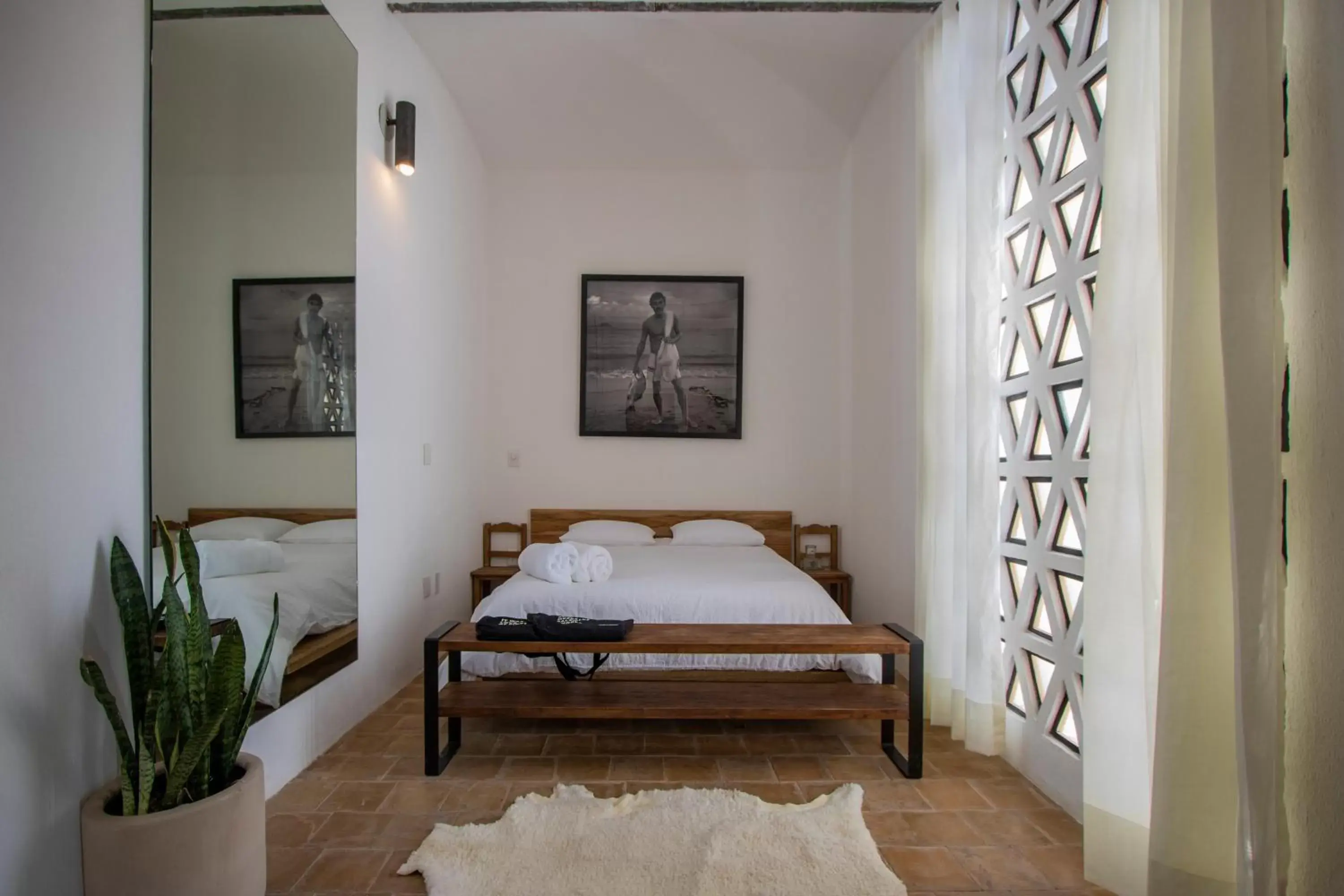 Bed in Hotel Sin Nombre Bed in Hotel Sin Nombre