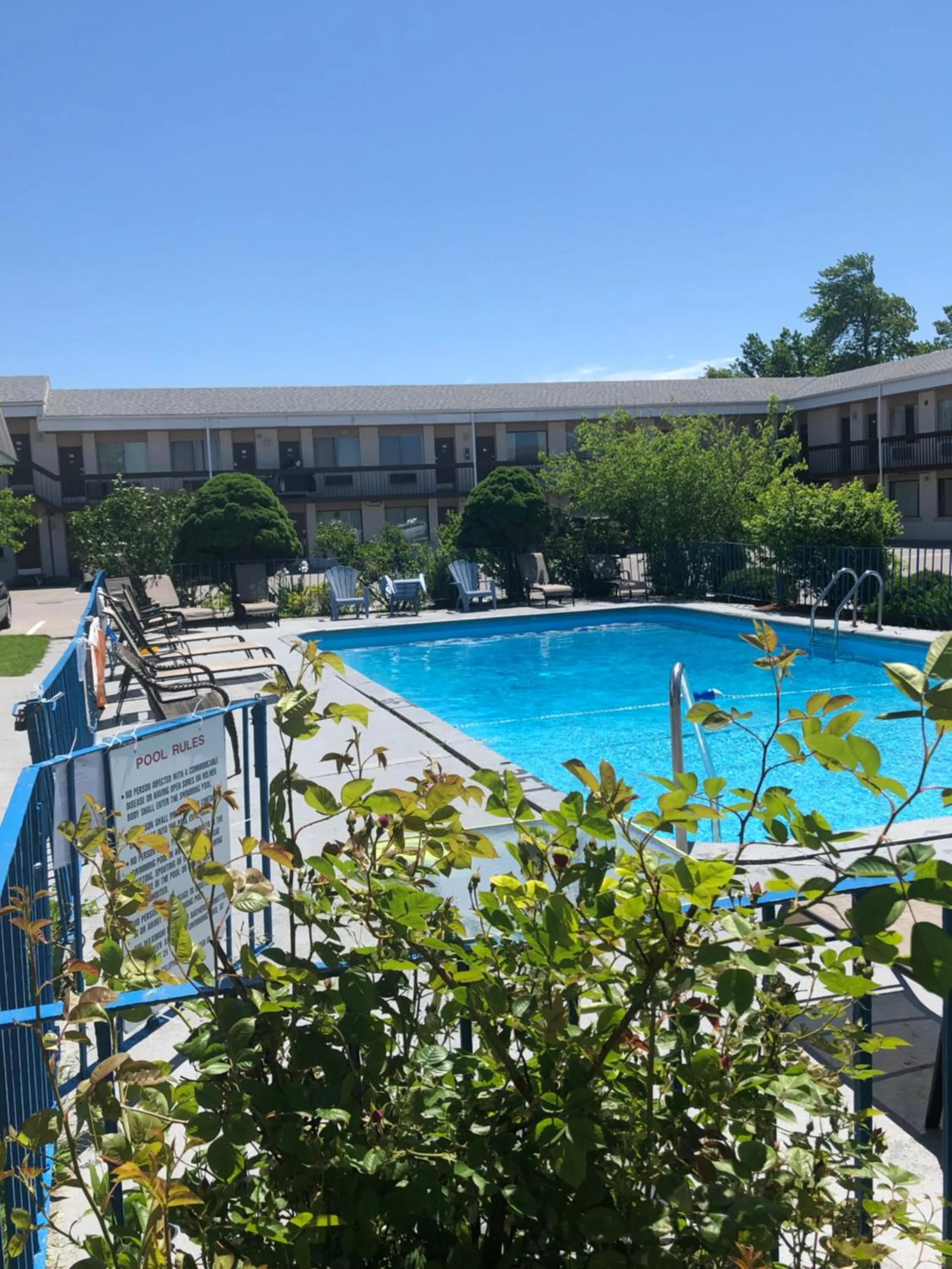 Swimming pool in Niagara Lodge & Suites