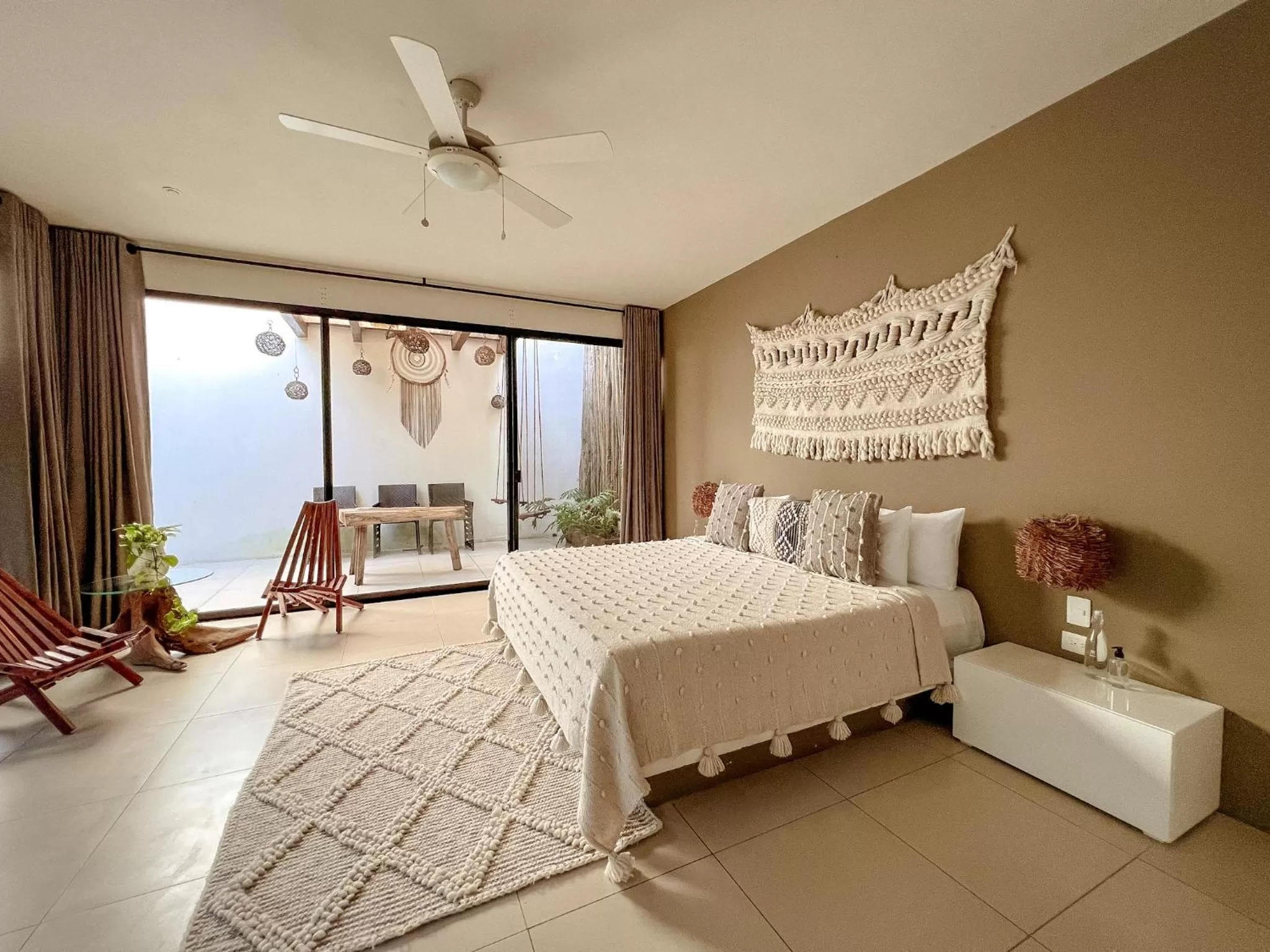 Bedroom, Bed in Orchid House Tulum Jungle