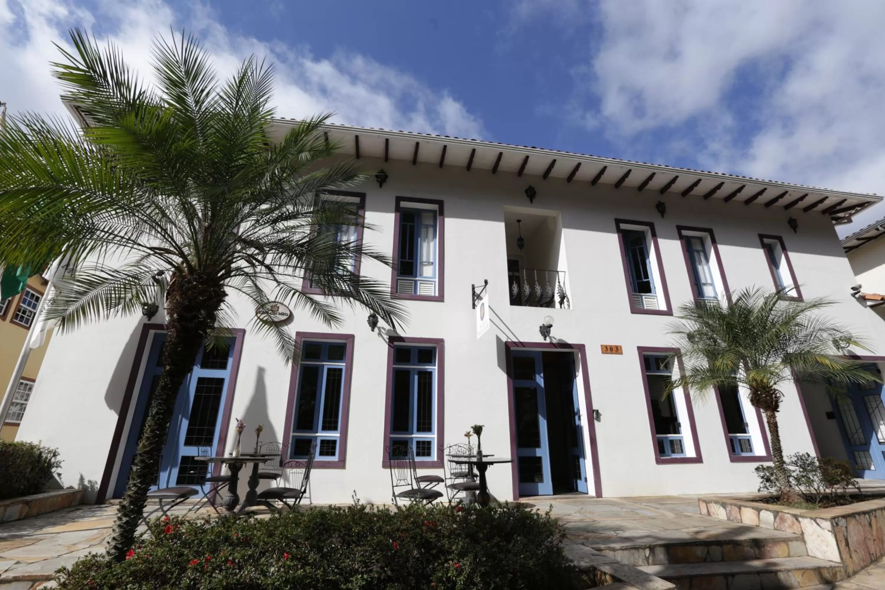 Facade/entrance in Hotel Pousada Minas Gerais