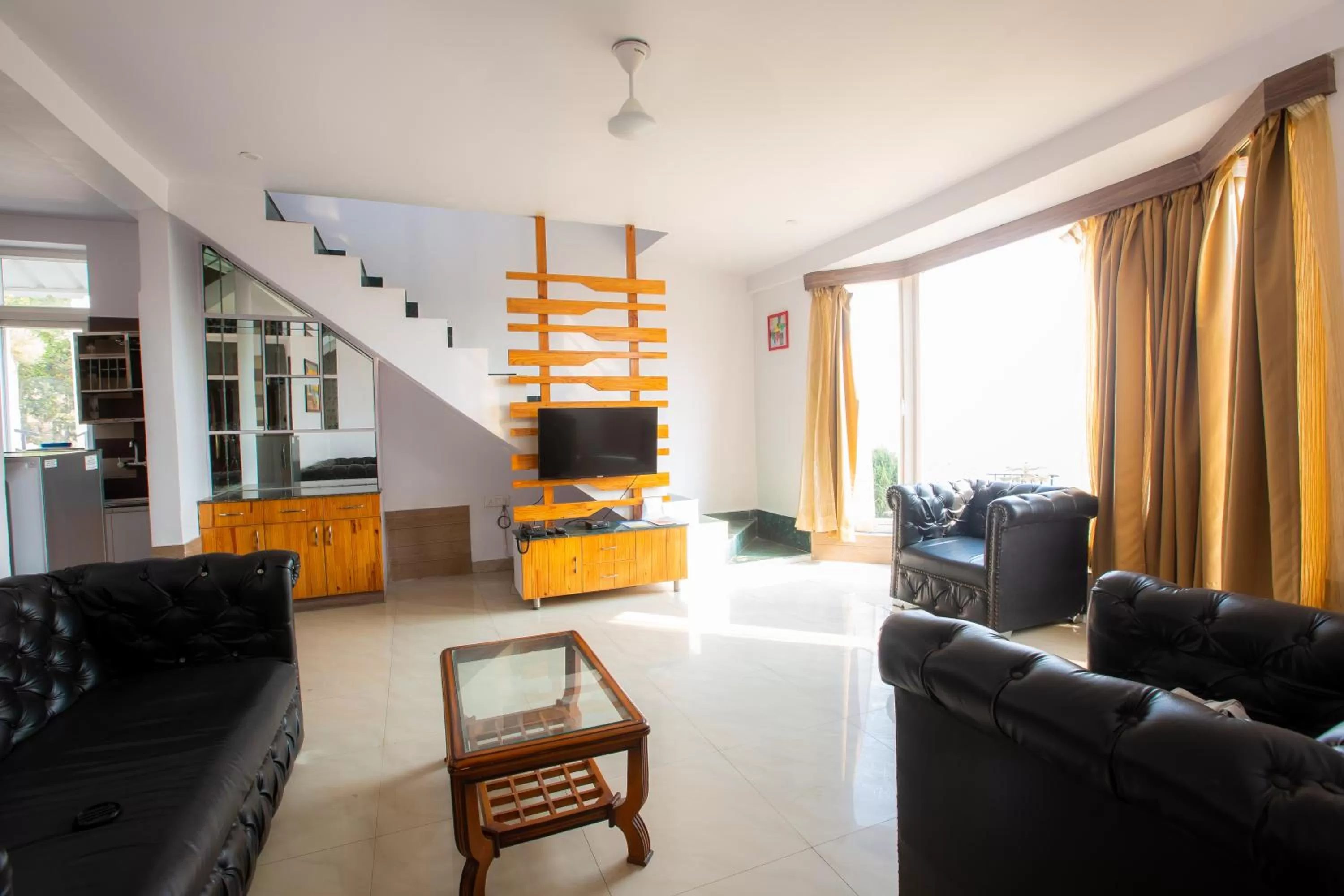 Living room, Seating Area in Blue Pine Orchards - Villas