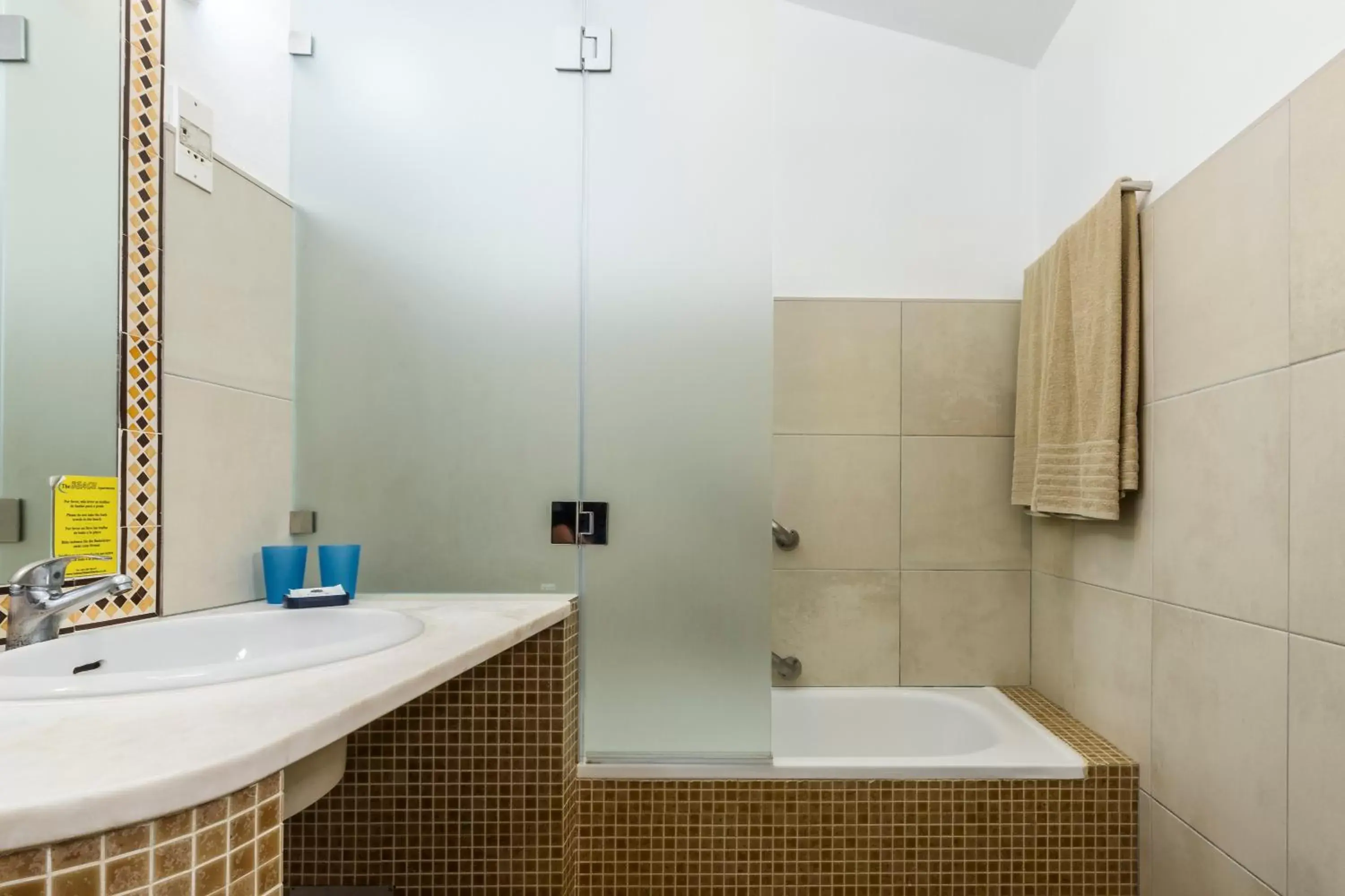 Bathroom in Luz Beach Apartments
