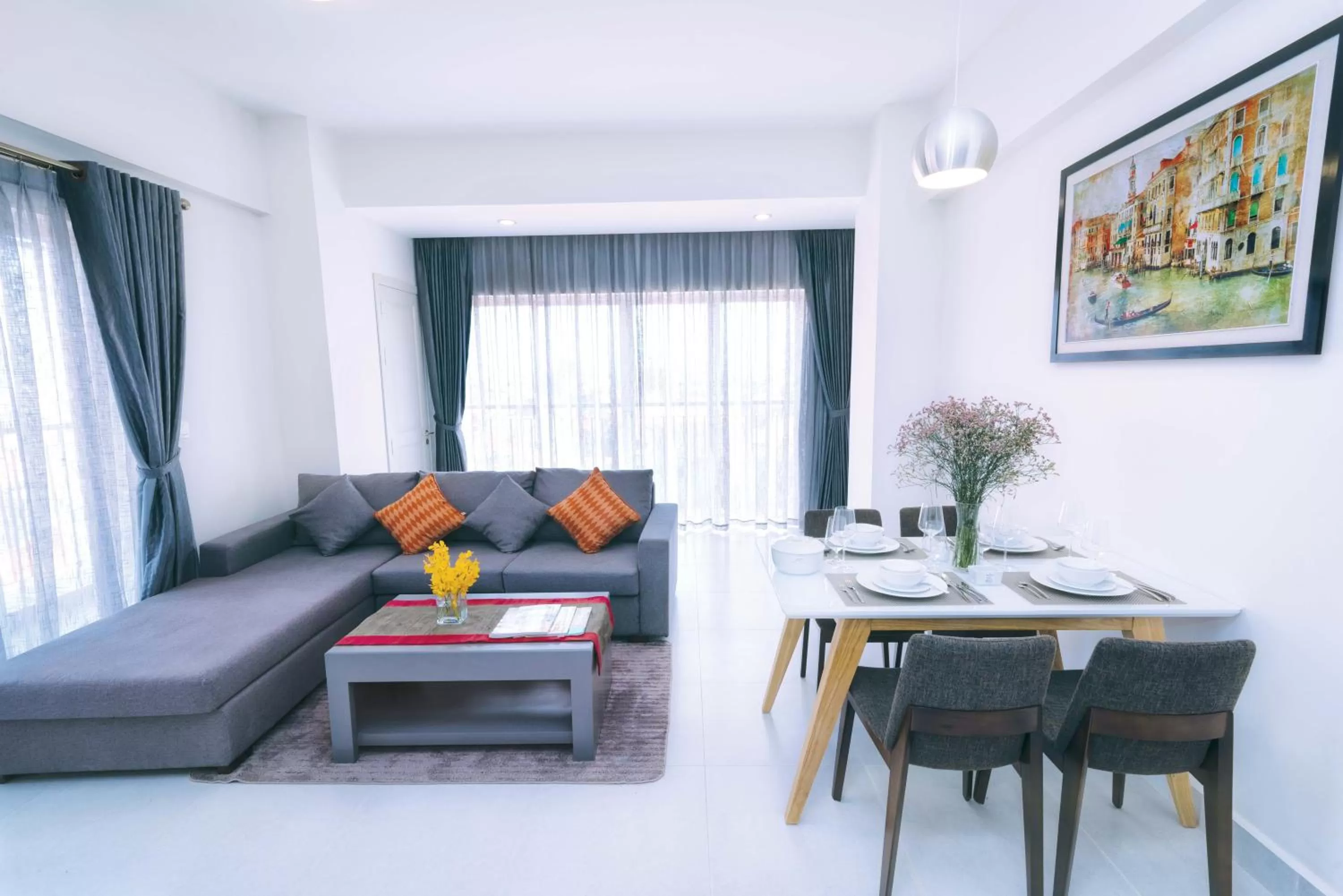 Living room in Sun Apartment