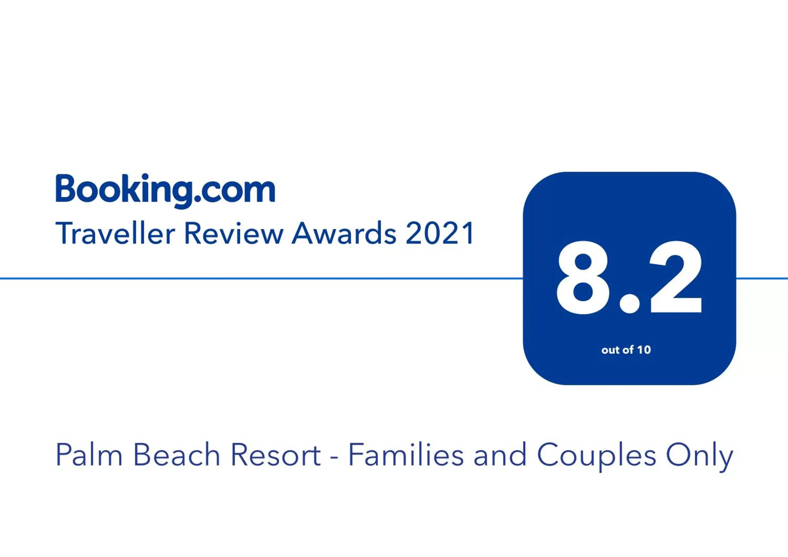 Logo/Certificate/Sign/Award in Palm Beach Resort Families and Couples only