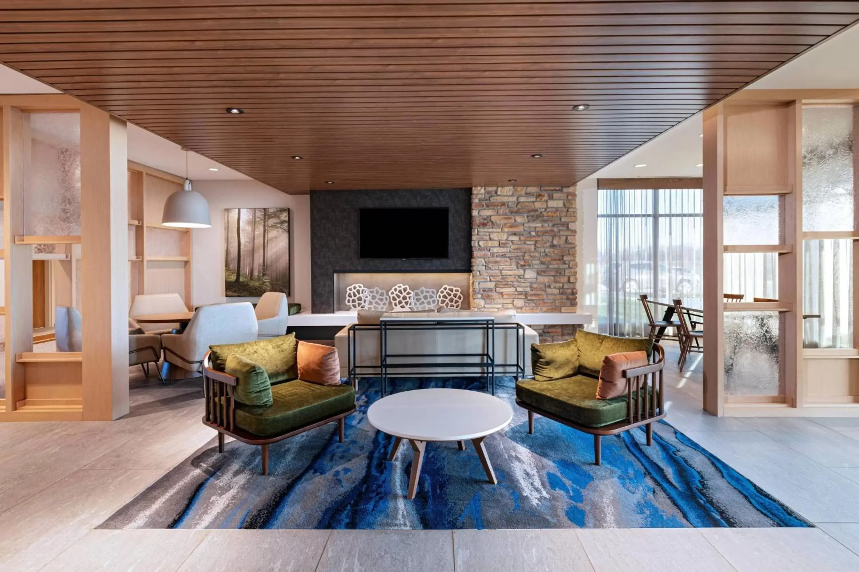 Lobby or reception, Seating Area in Fairfield Inn & Suites by Marriott Oskaloosa