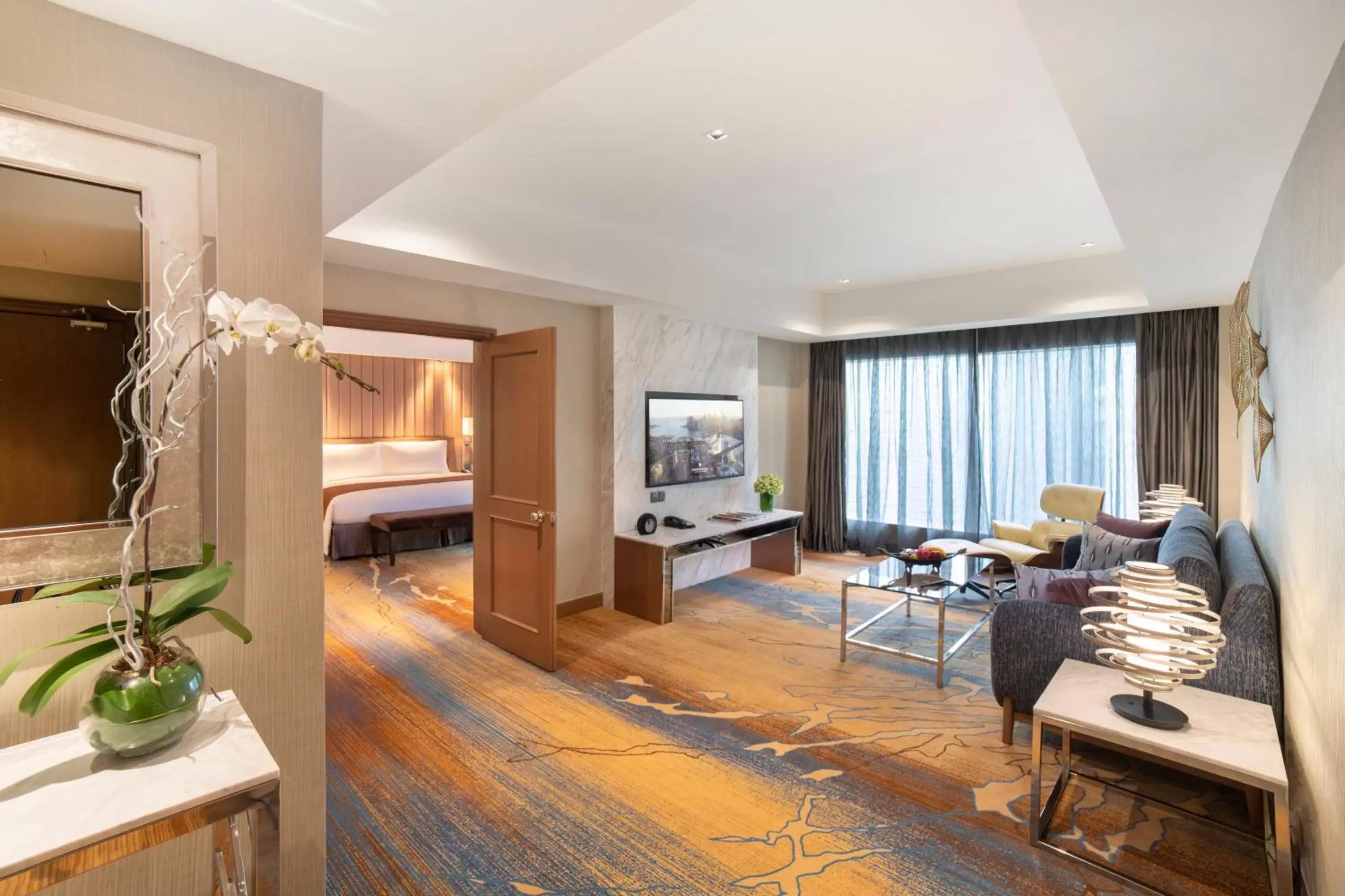 Bedroom, Seating Area in InterContinental Kuala Lumpur, an IHG Hotel