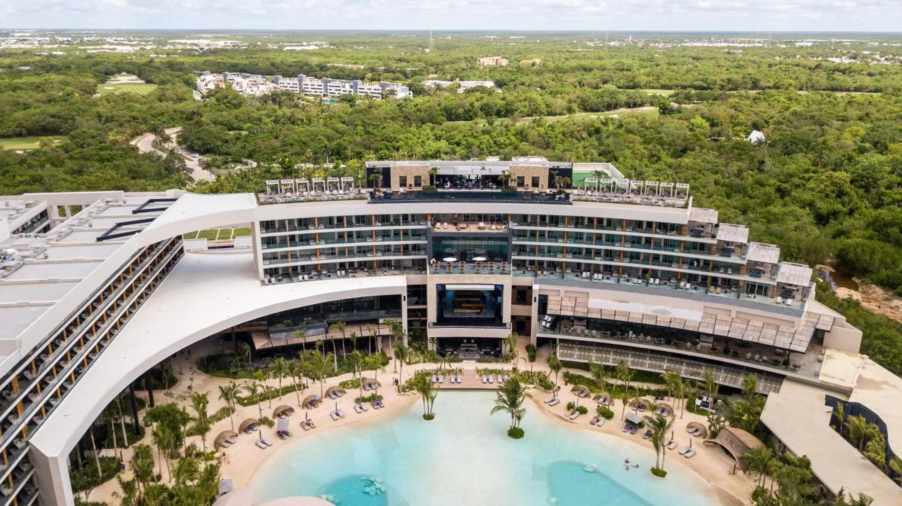 View (from property/room), Bird's-eye View in Secrets Moxché Playa del Carmen - Adults Only - All Inclusive