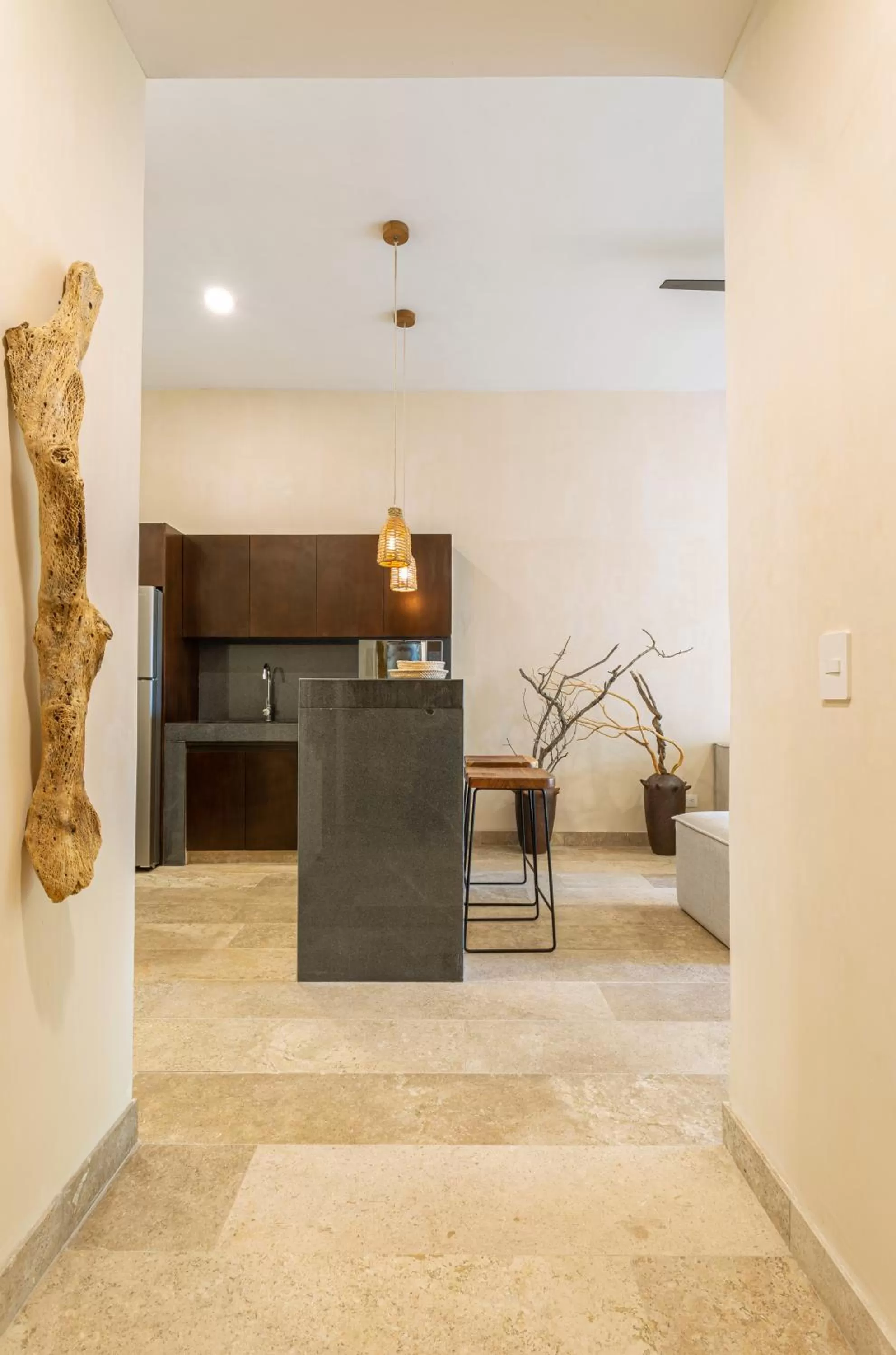 Kitchen or kitchenette in Kuukum Tulum Hotel