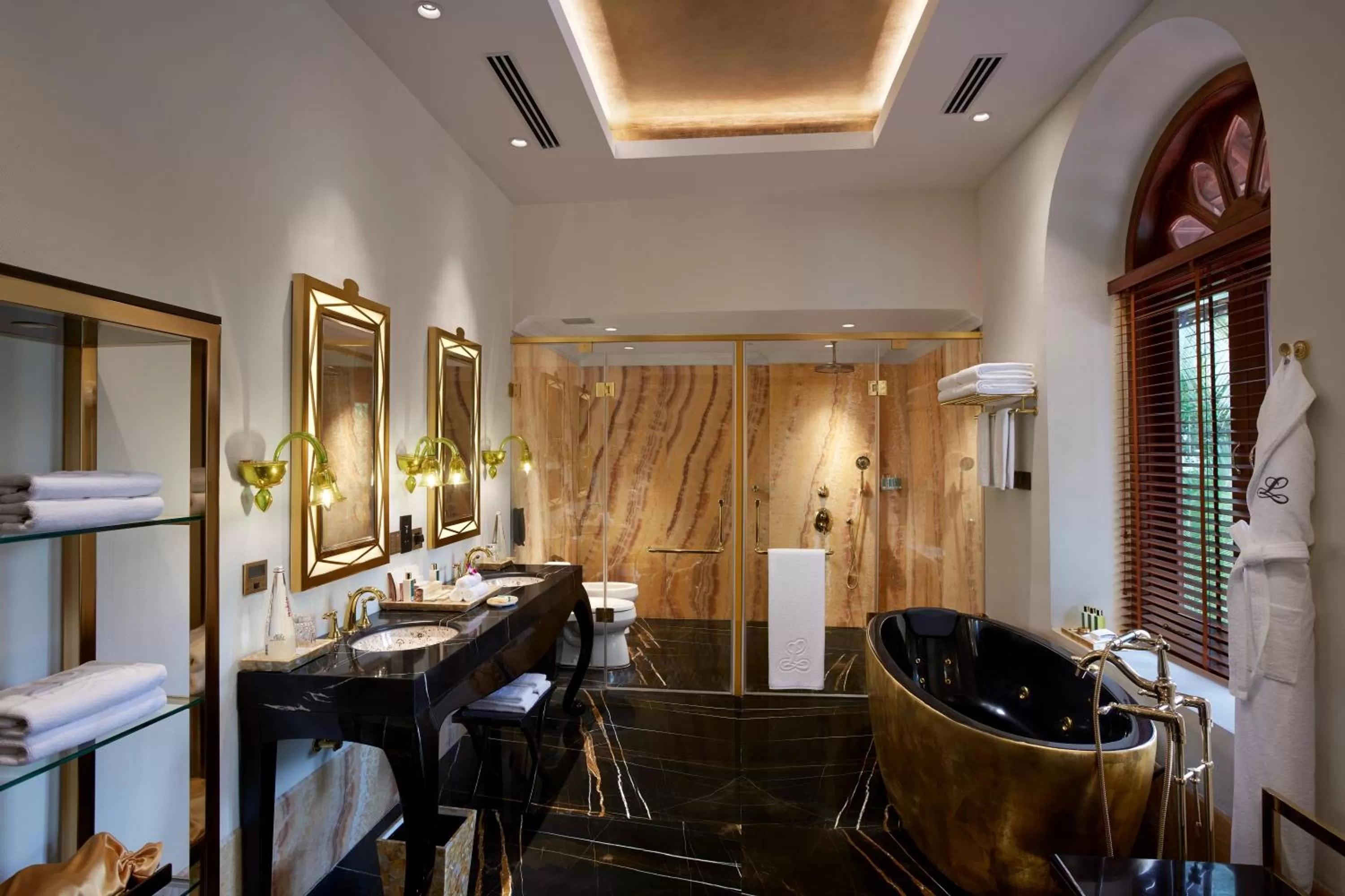 Bathroom in The Leela Kovalam, A Raviz Hotel