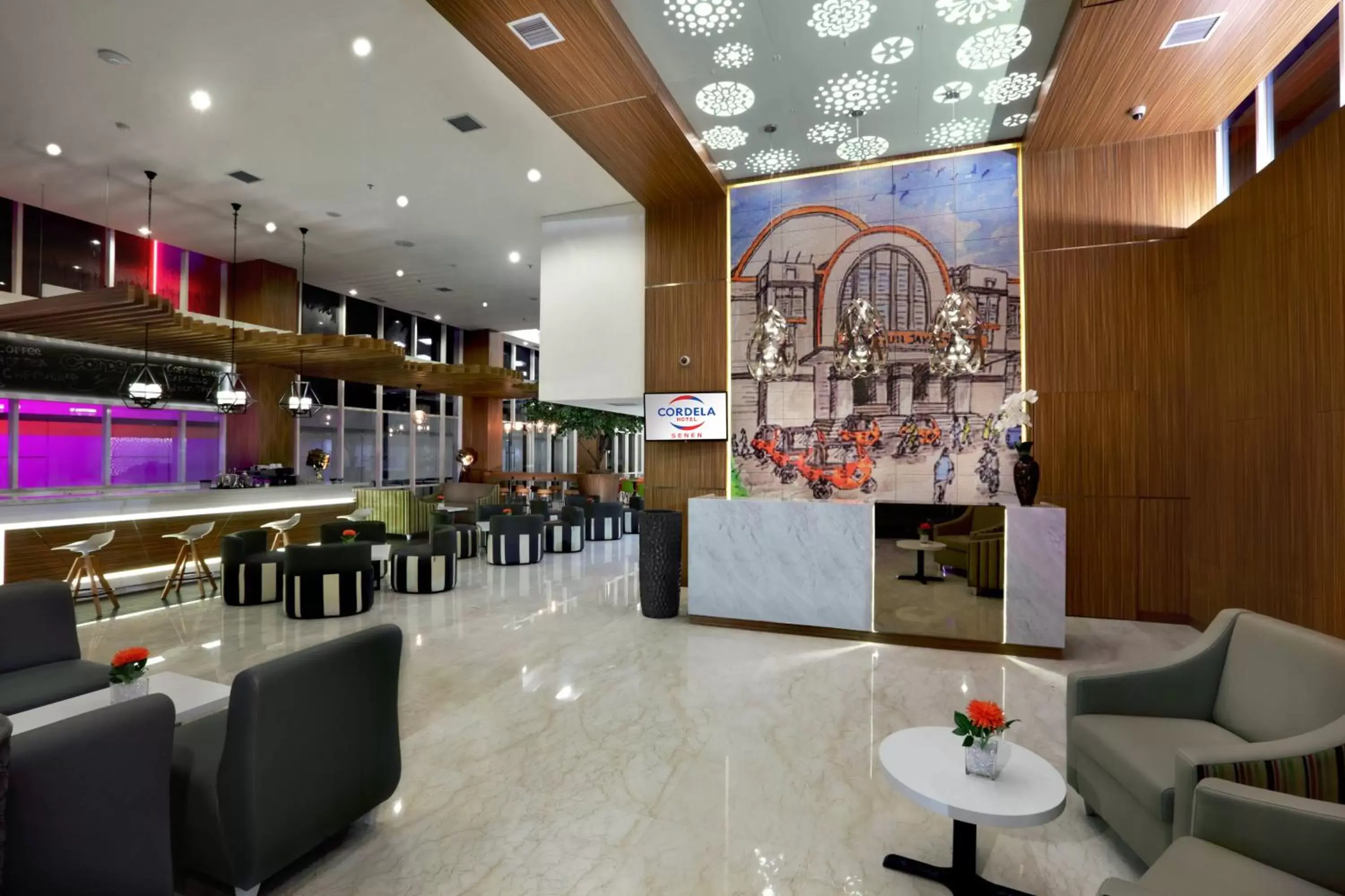 Lobby or reception, Restaurant/Places to Eat in Cordela Senen Jakarta