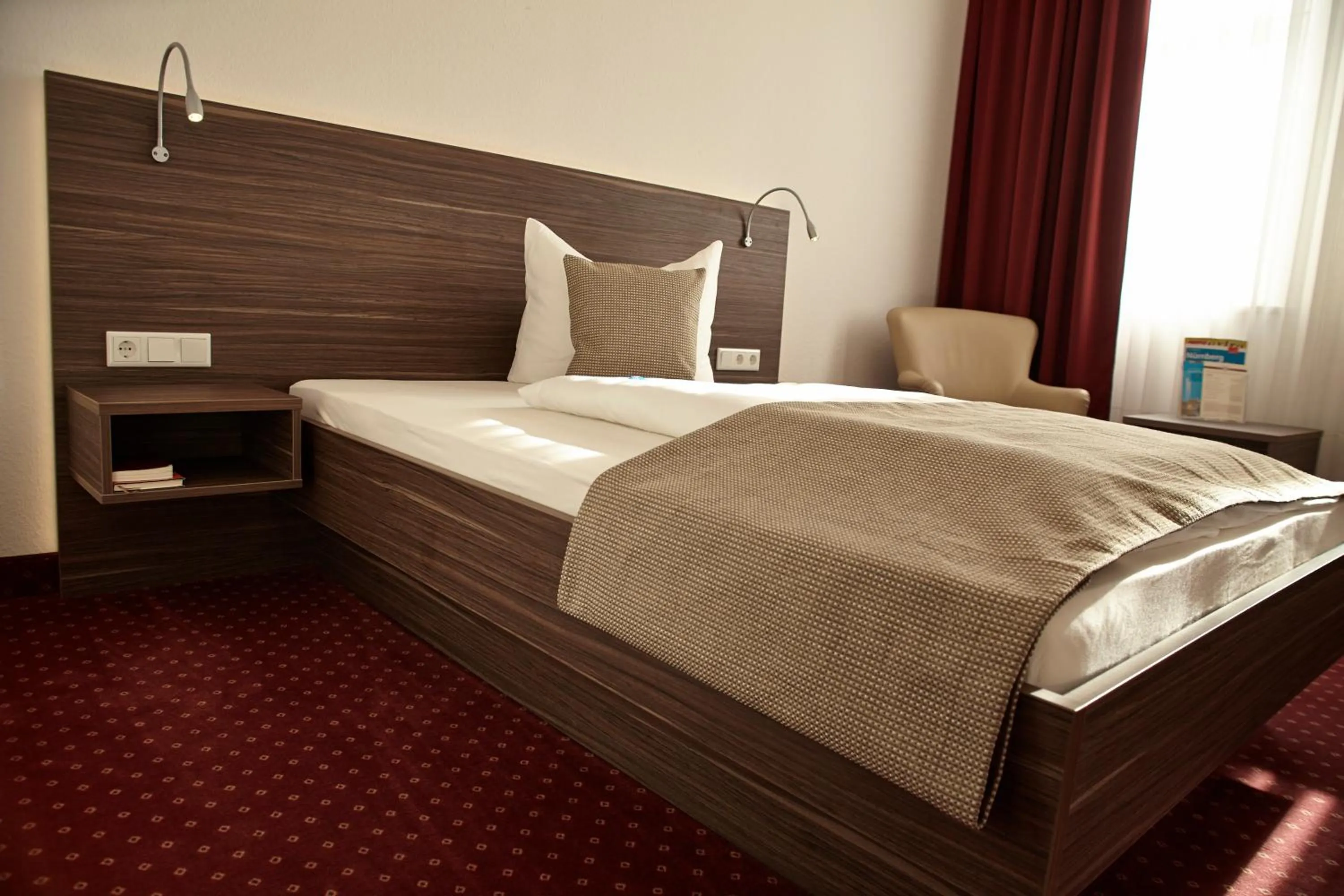 Bed in Hotel Prinzregent