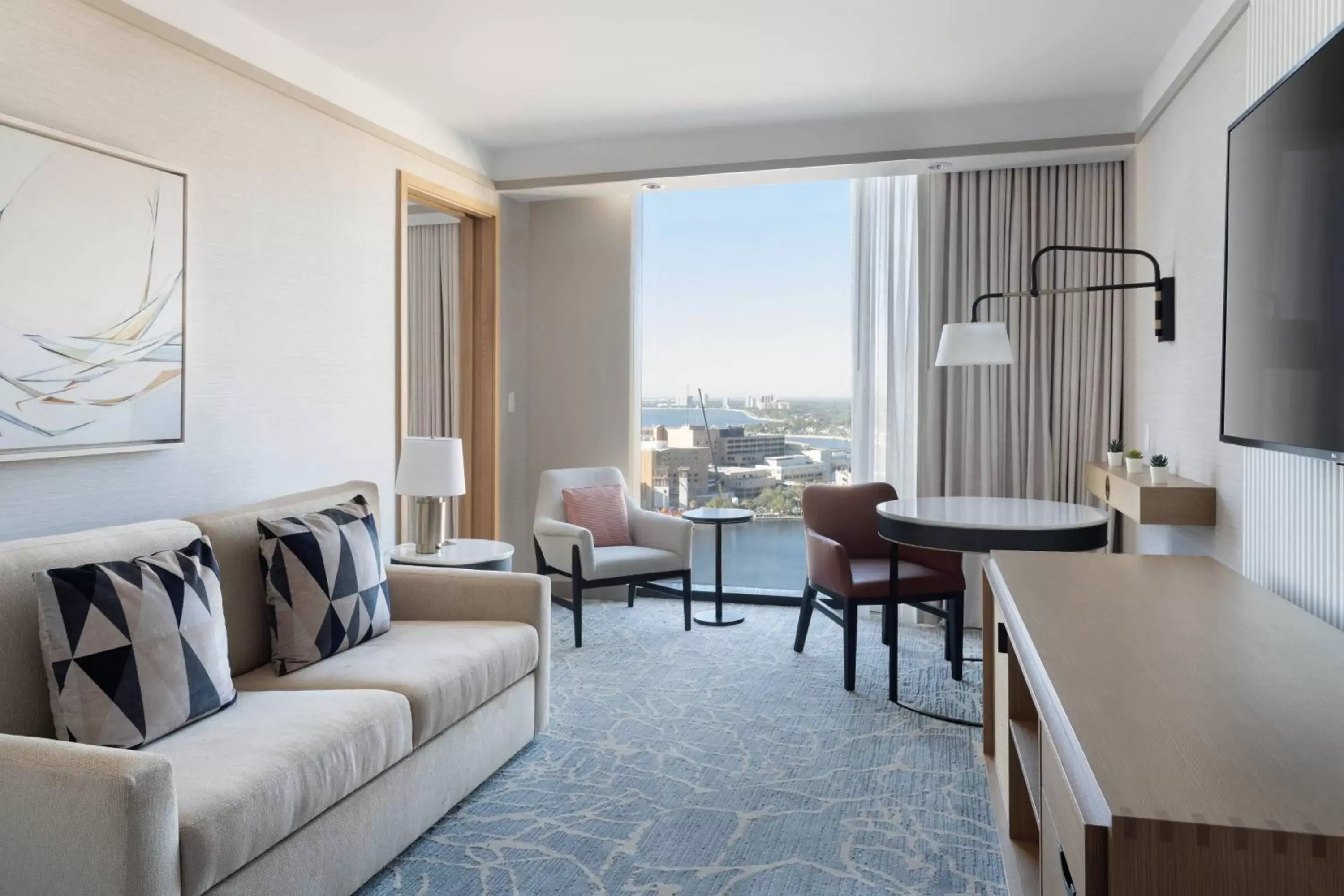 Living room, Seating Area in JW Marriott Tampa Water Street