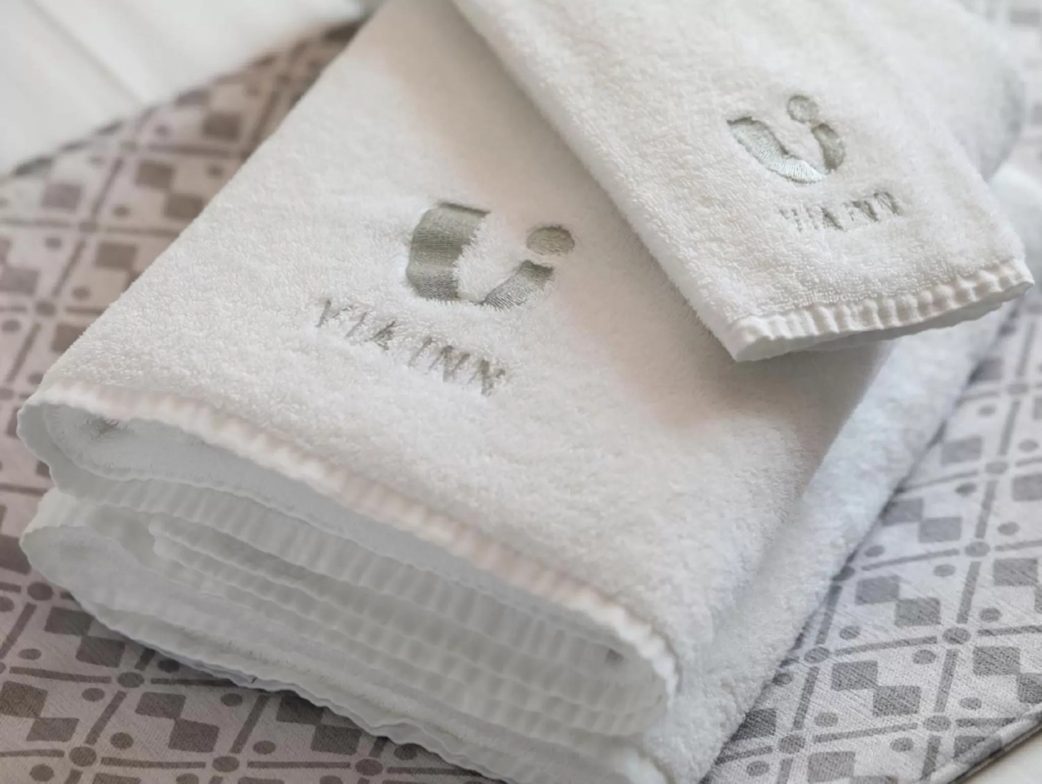 towels, Bed in Via Inn Shinsaibashi