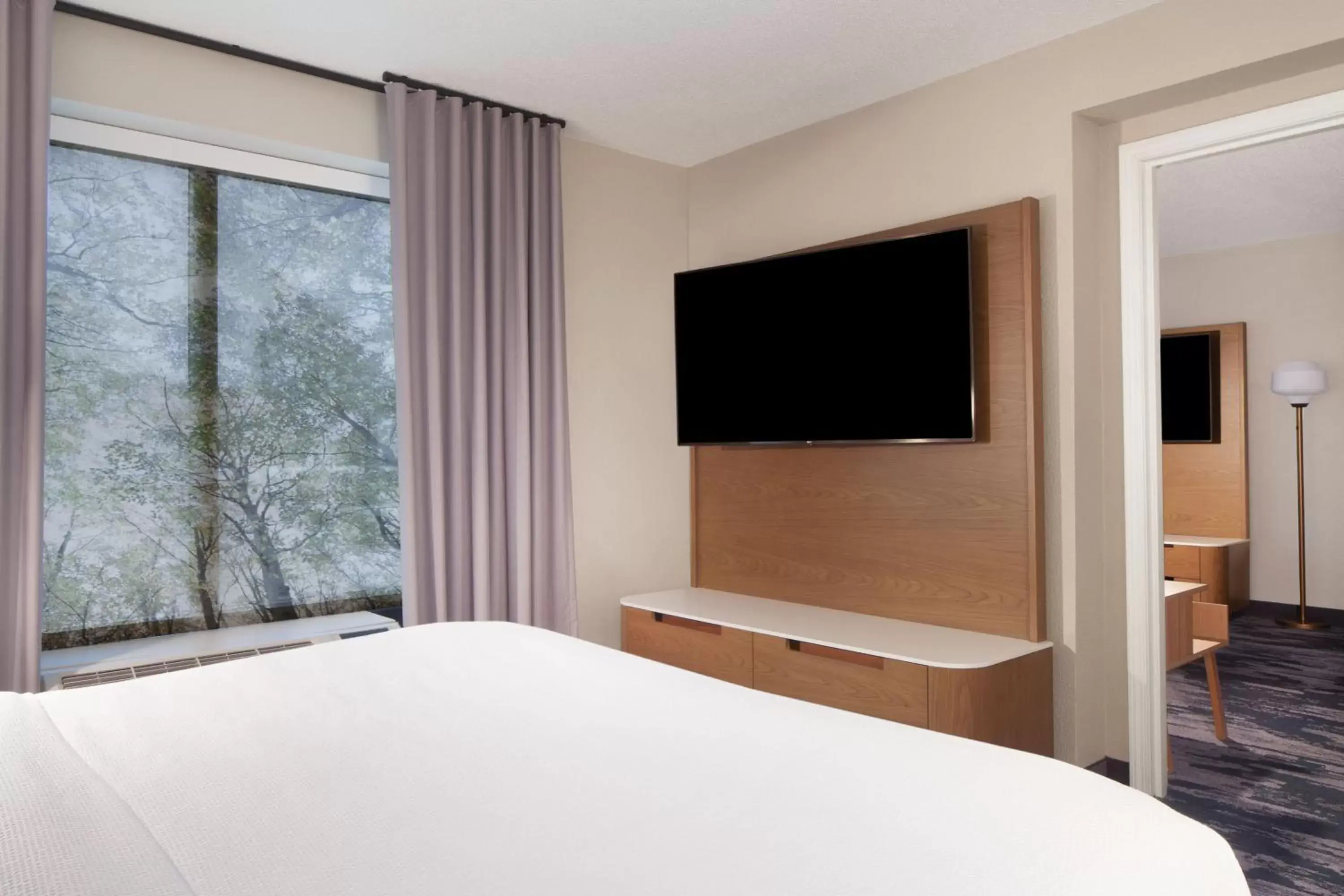 Bedroom, Bed in Fairfield Inn & Suites by Marriott Charleston