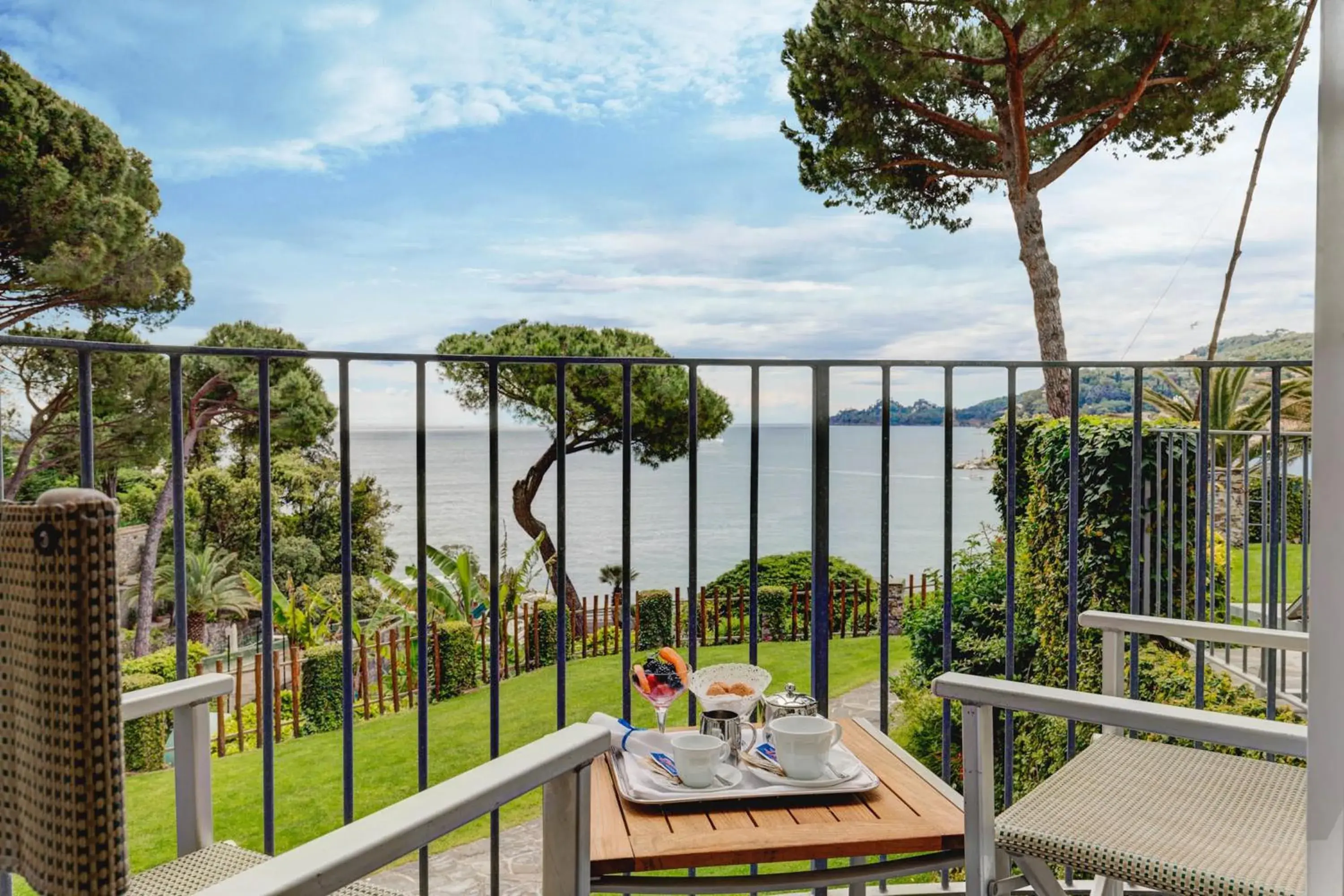 Garden, Balcony/Terrace in Hotel Continental