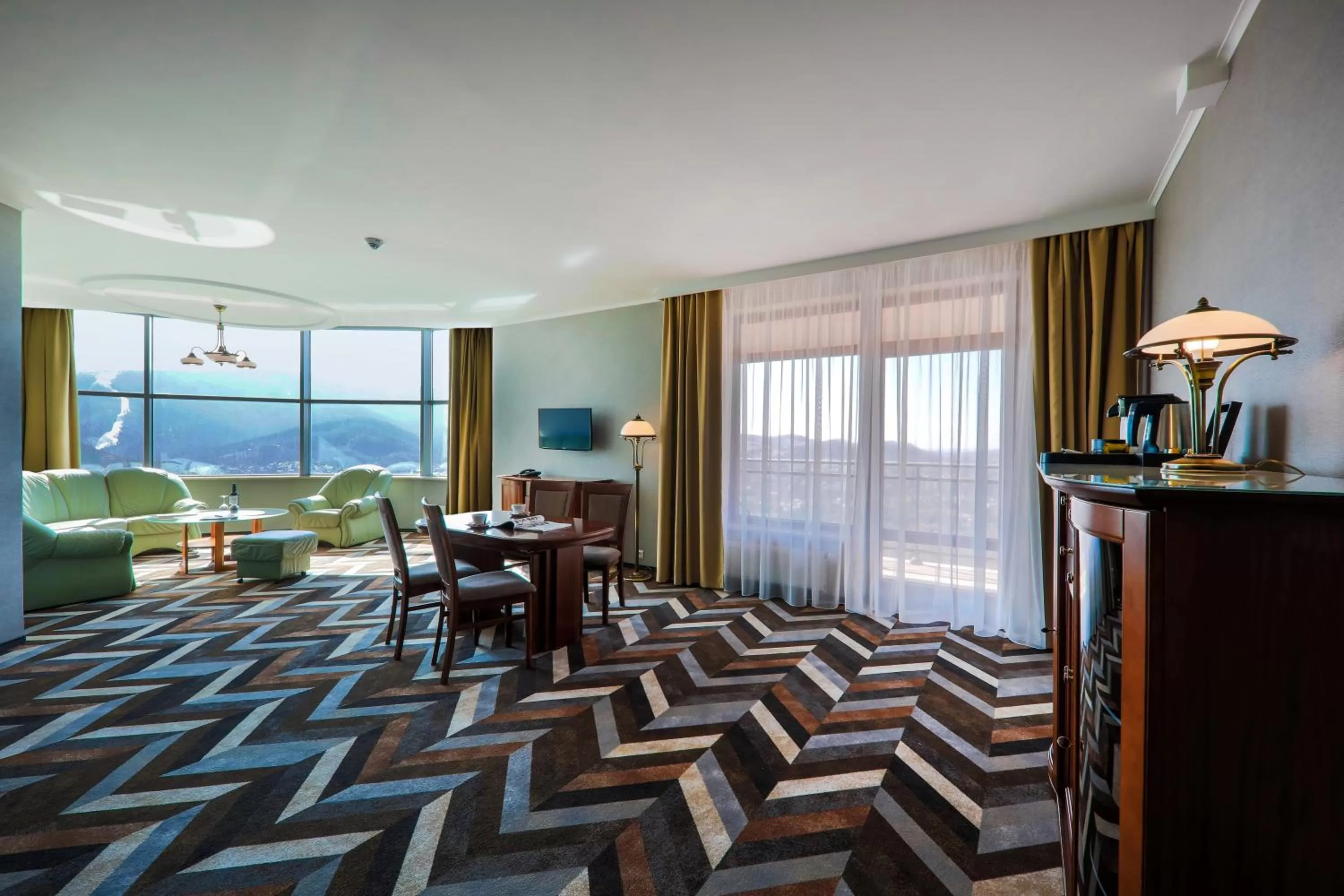 Seating area in Hotel Belweder