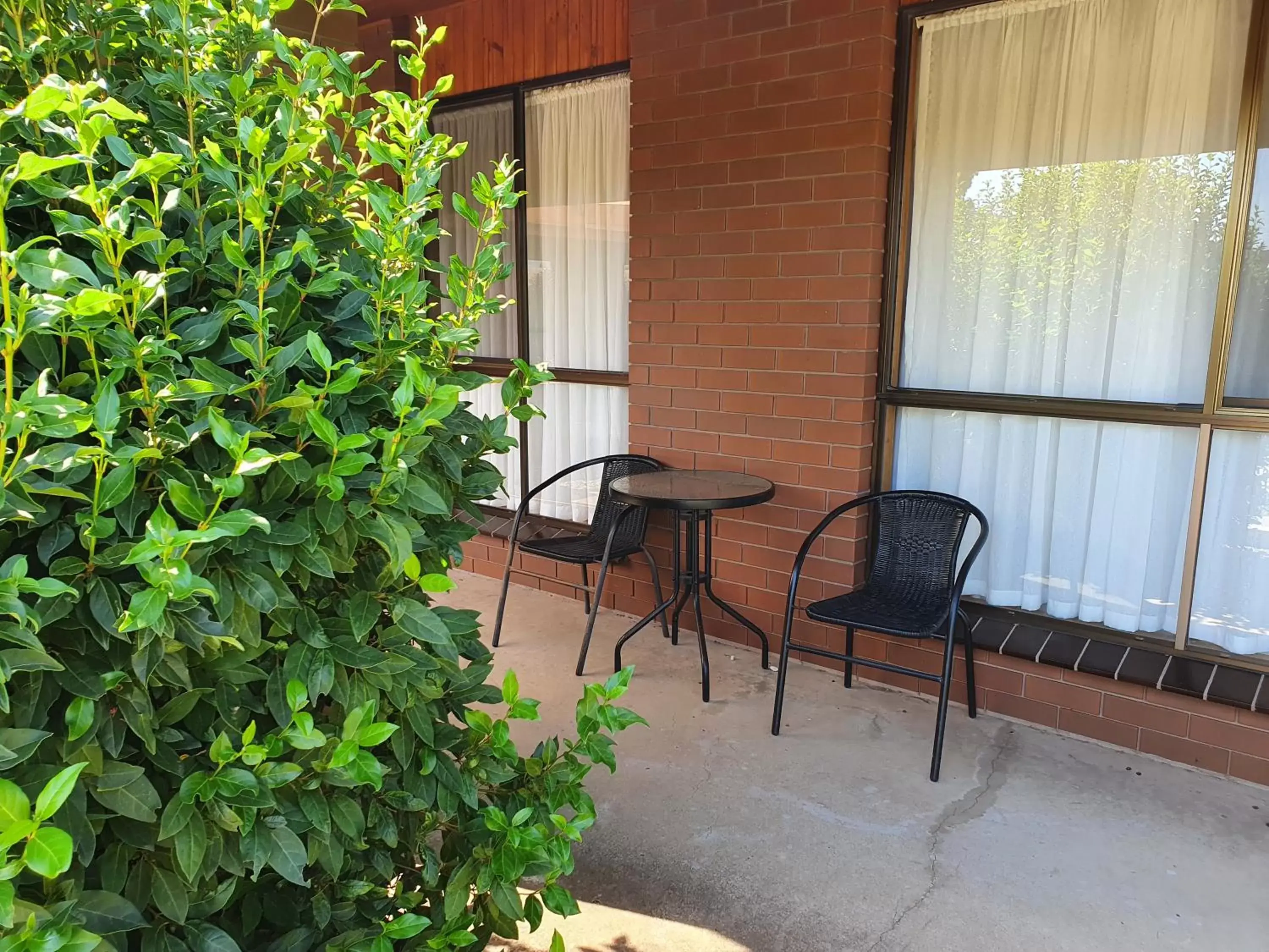 Patio in Golden Grain Motor Inn