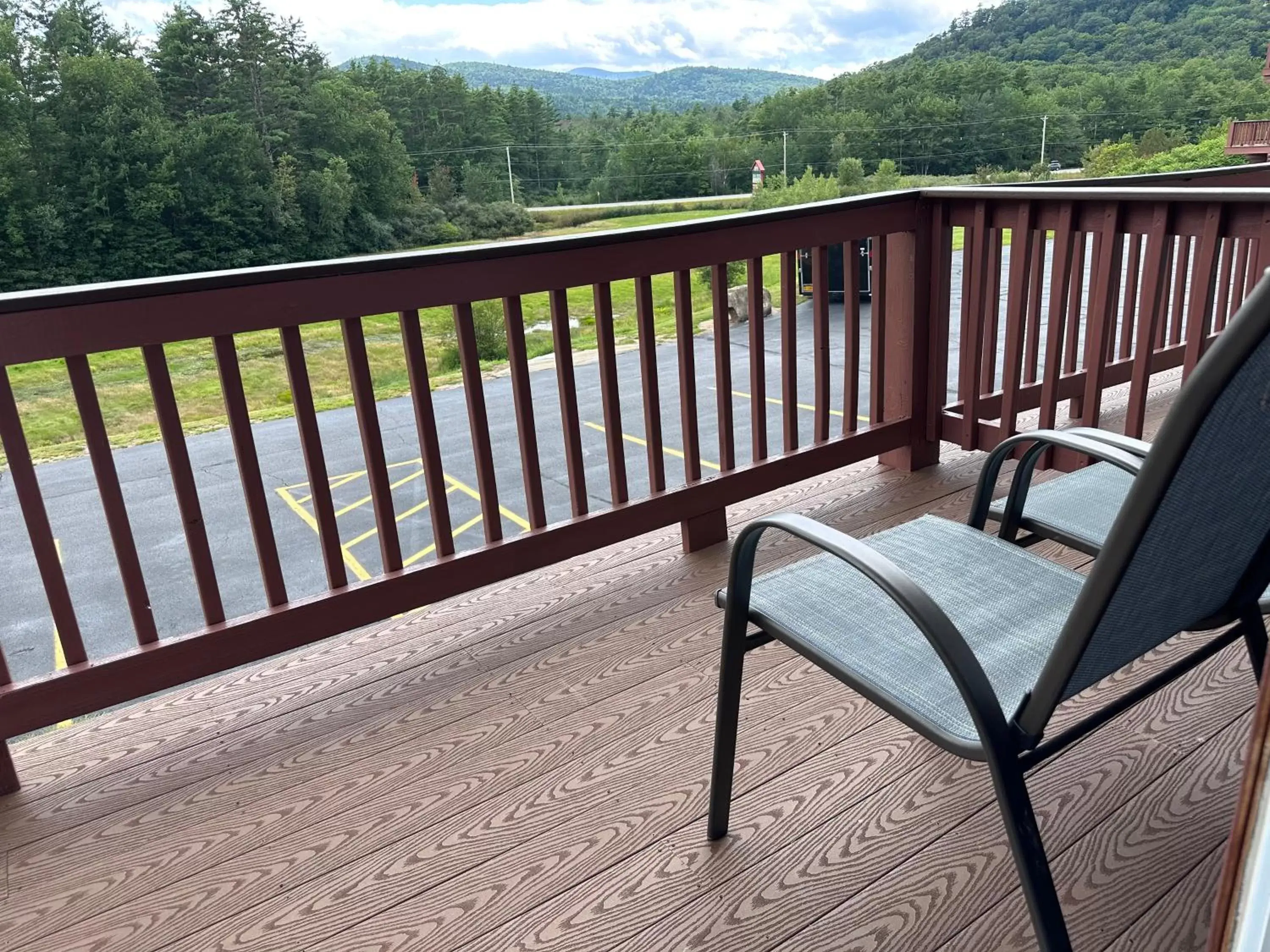 Balcony/Terrace in Swiss Chalets Village Inn