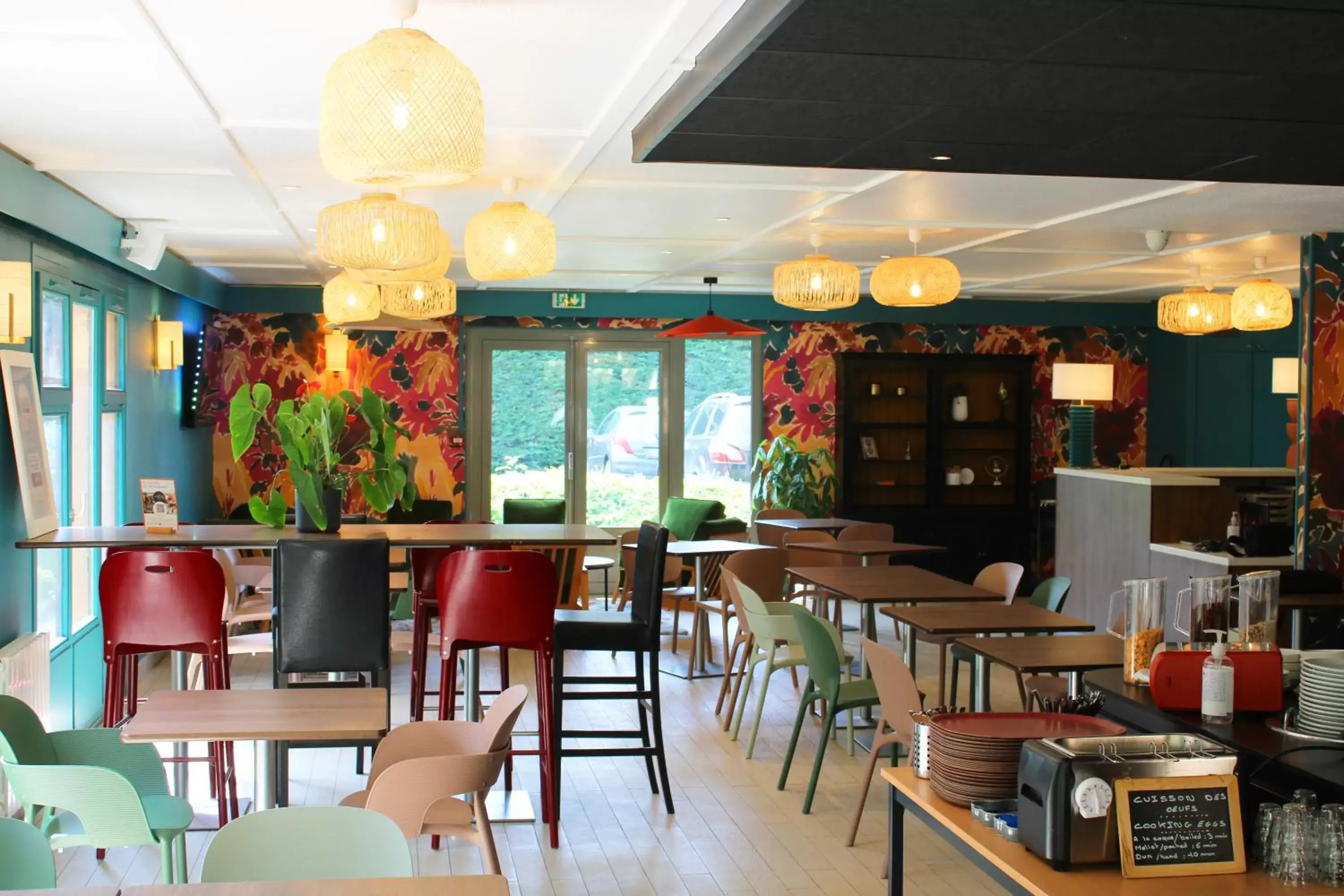 Lobby or reception, Restaurant/Places to Eat in KYRIAD HONFLEUR - La Riviere Saint Sauveur