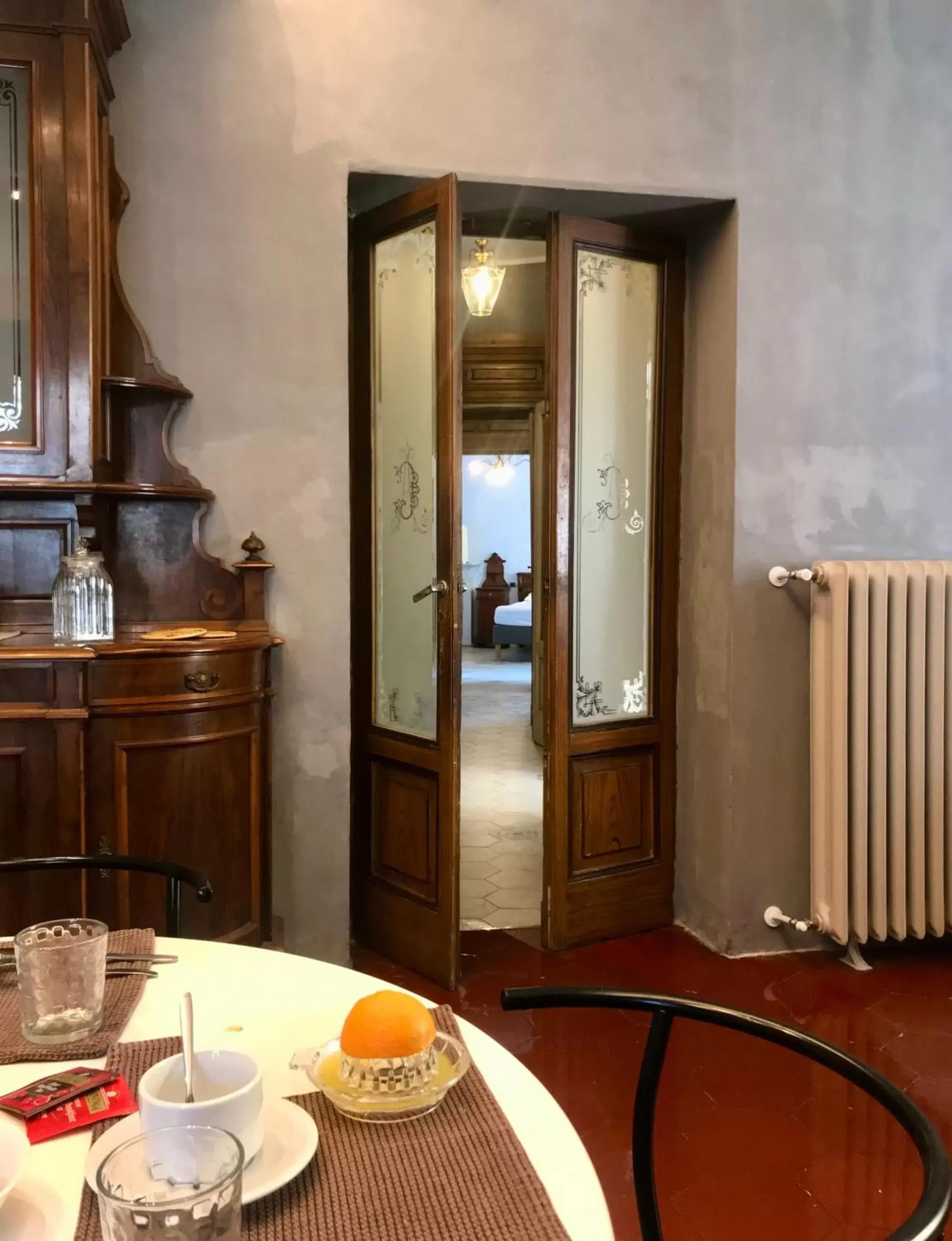 Dining area in B&B Villa Rosalinda