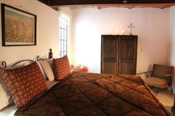 Bed in Hotel Villa Cassis