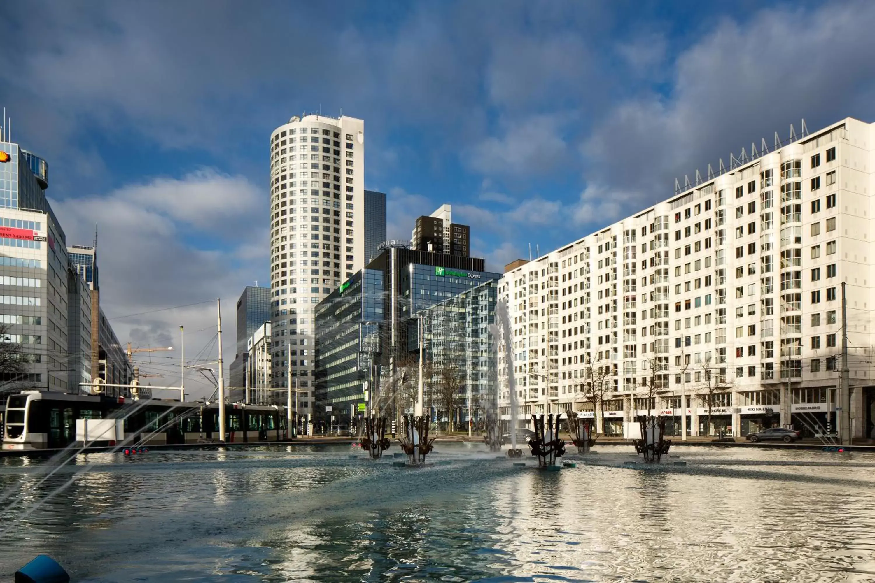City view, Swimming Pool in Holiday Inn Express Rotterdam - Central Station, an IHG Hotel