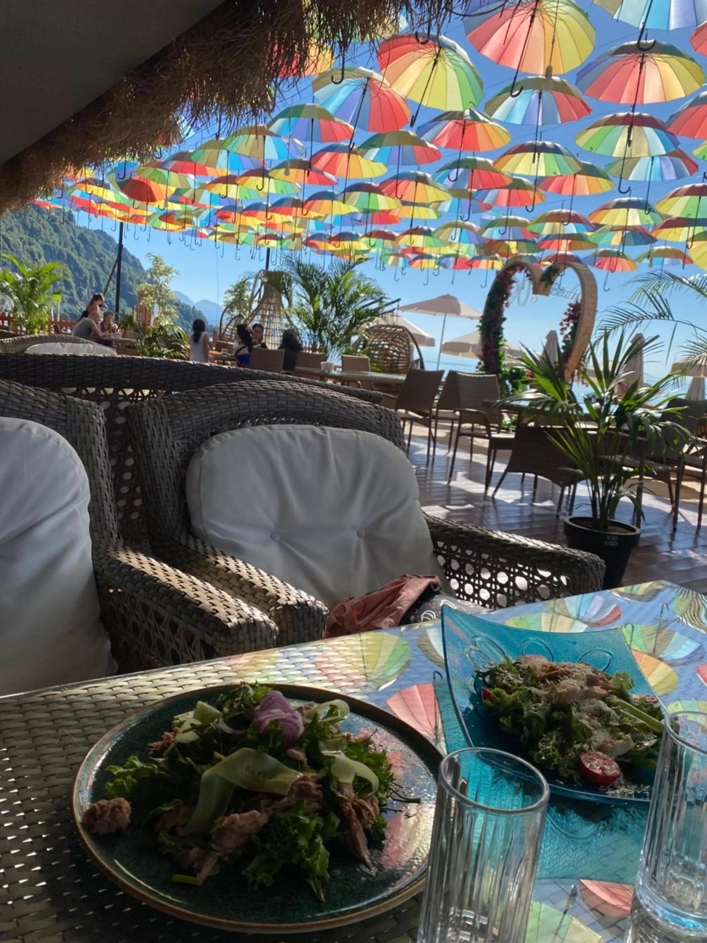 Restaurant/places to eat in Orbi City Luxury Suite