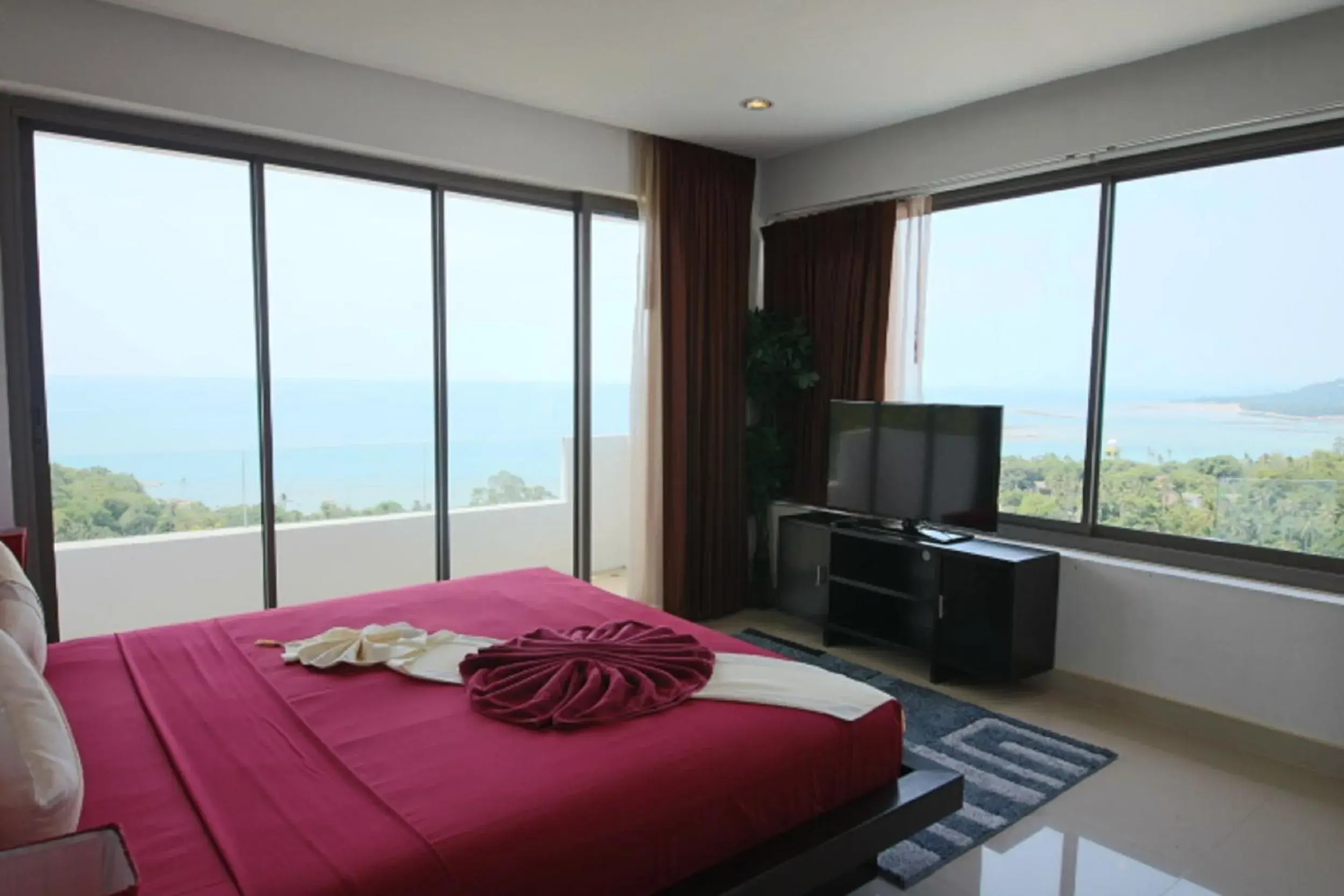 Bedroom in Tropical Sea View Residence