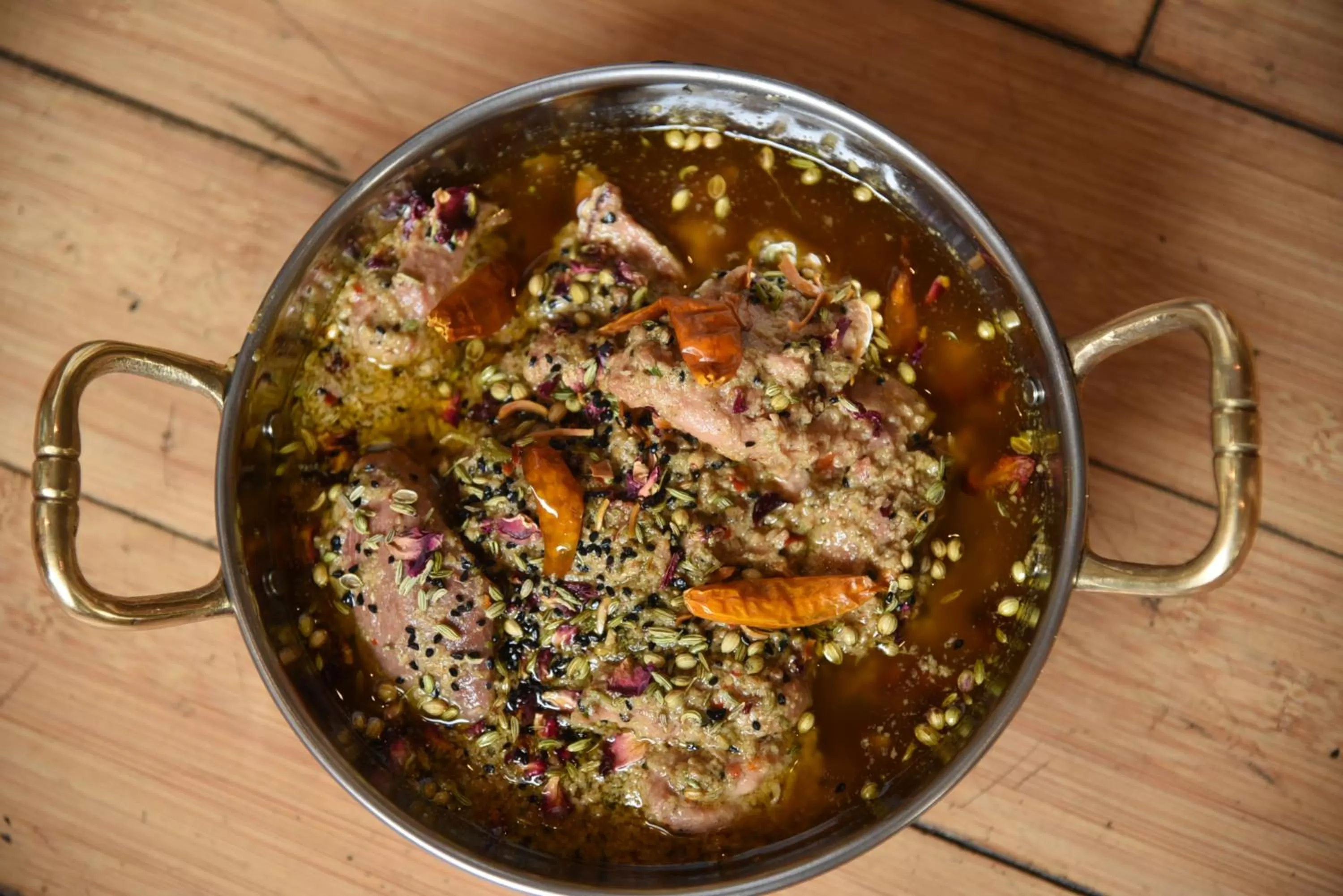 Food close-up in Taj Palace, New Delhi