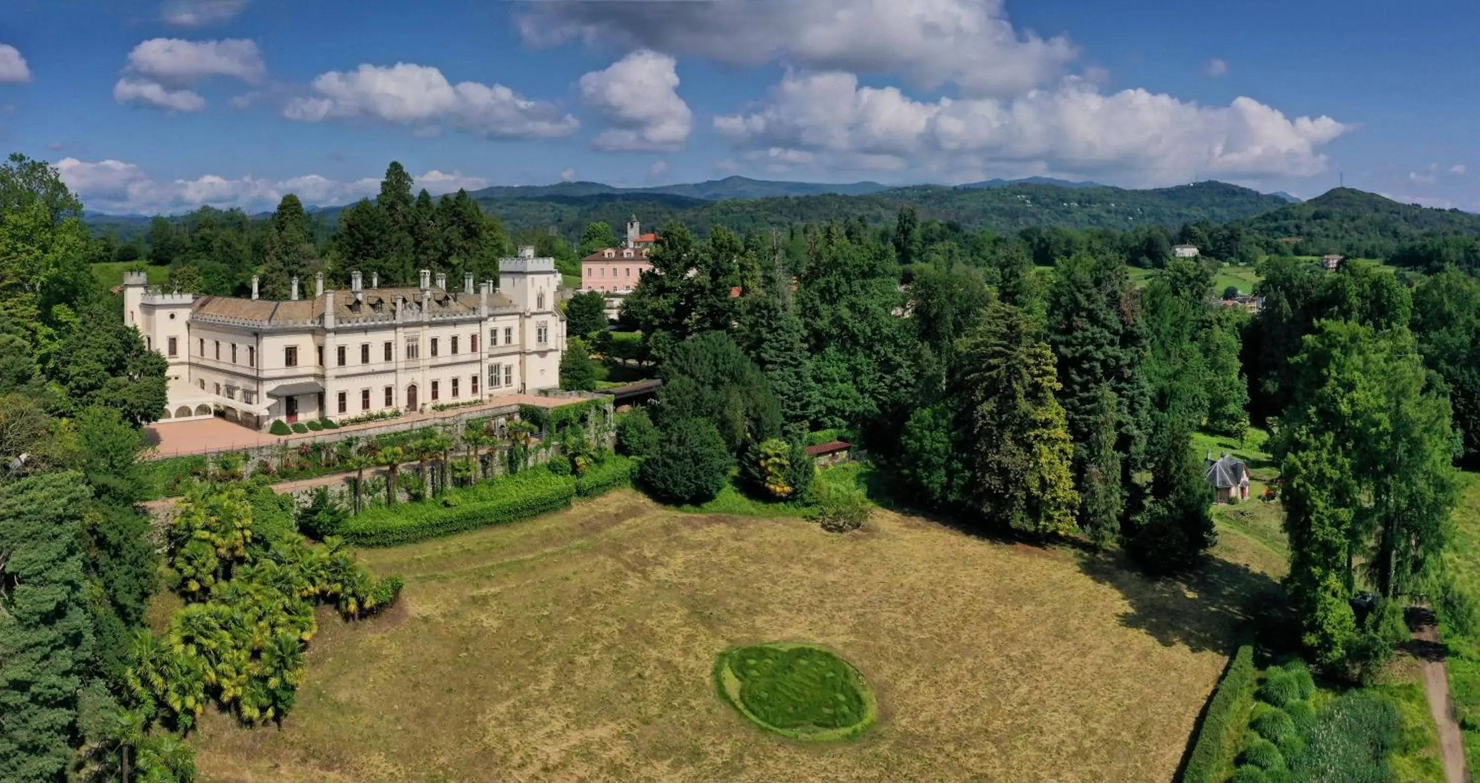 Property building, Bird's-eye View in Castello Dal Pozzo Hotel