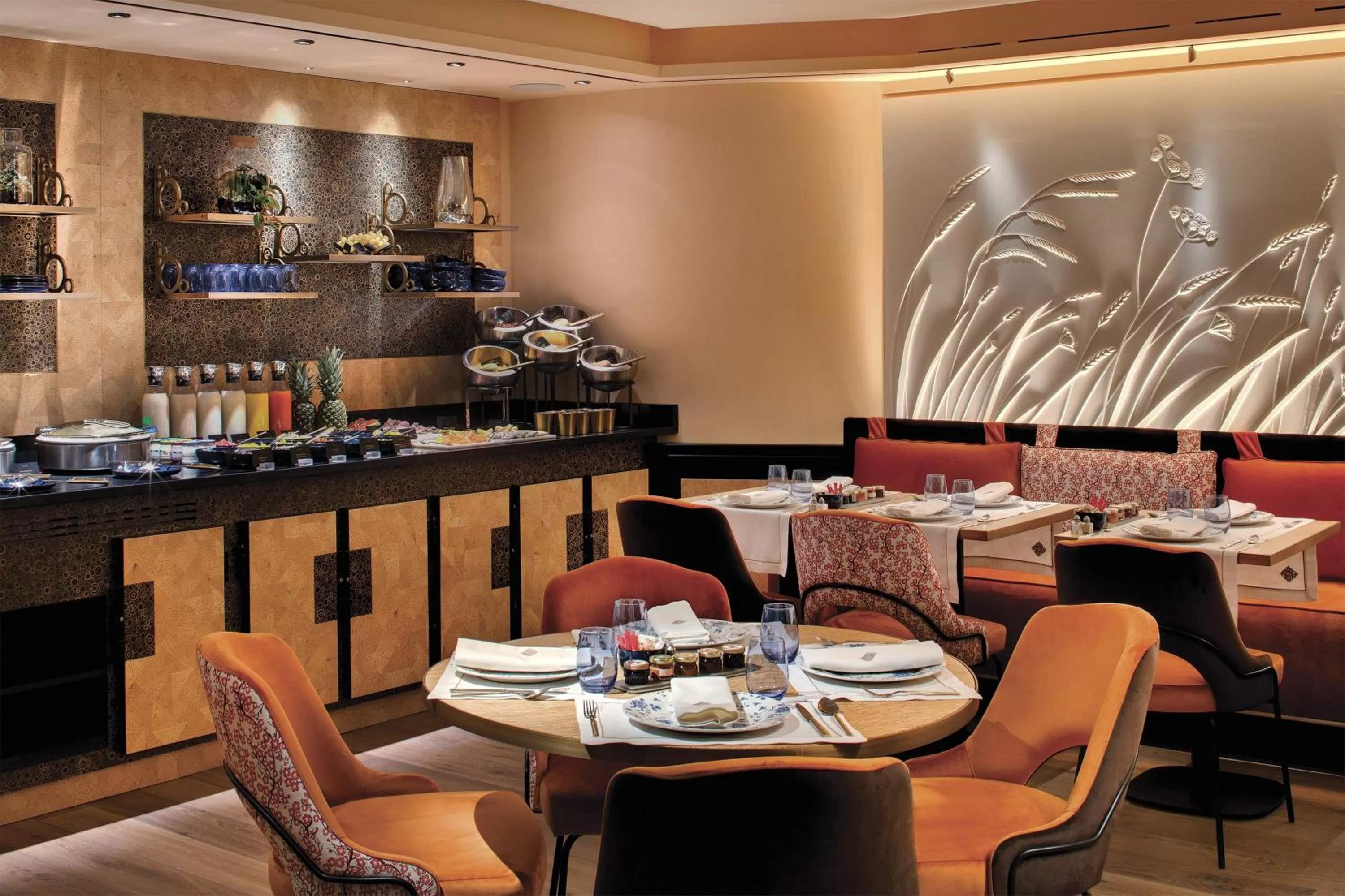 Buffet breakfast in La Demeure Montaigne