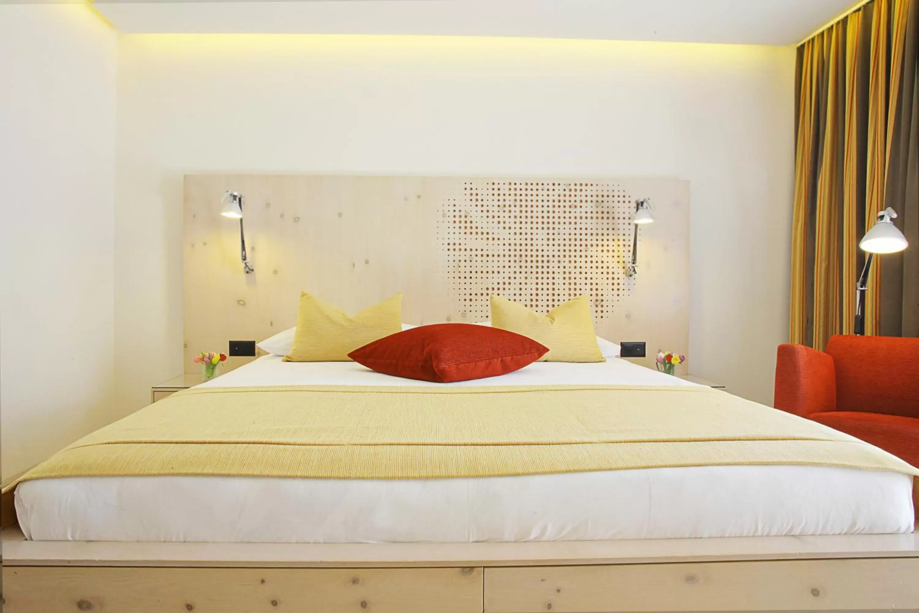 Decorative detail, Bed in Hotel Steffani