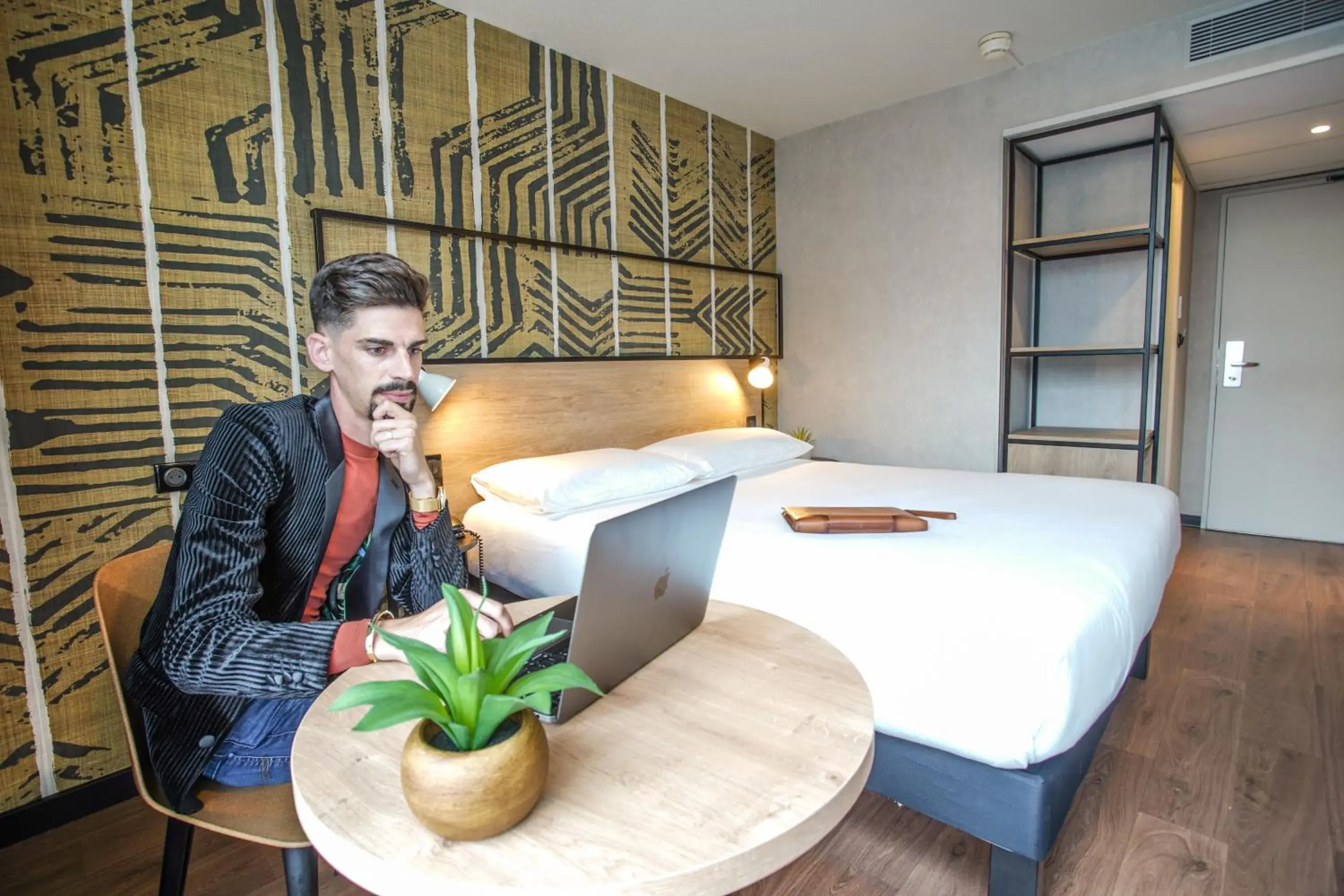 Bedroom, Bed in Ibis Tours Centre Giraudeau Bedroom, Bed in Ibis Tours Centre Giraudeau