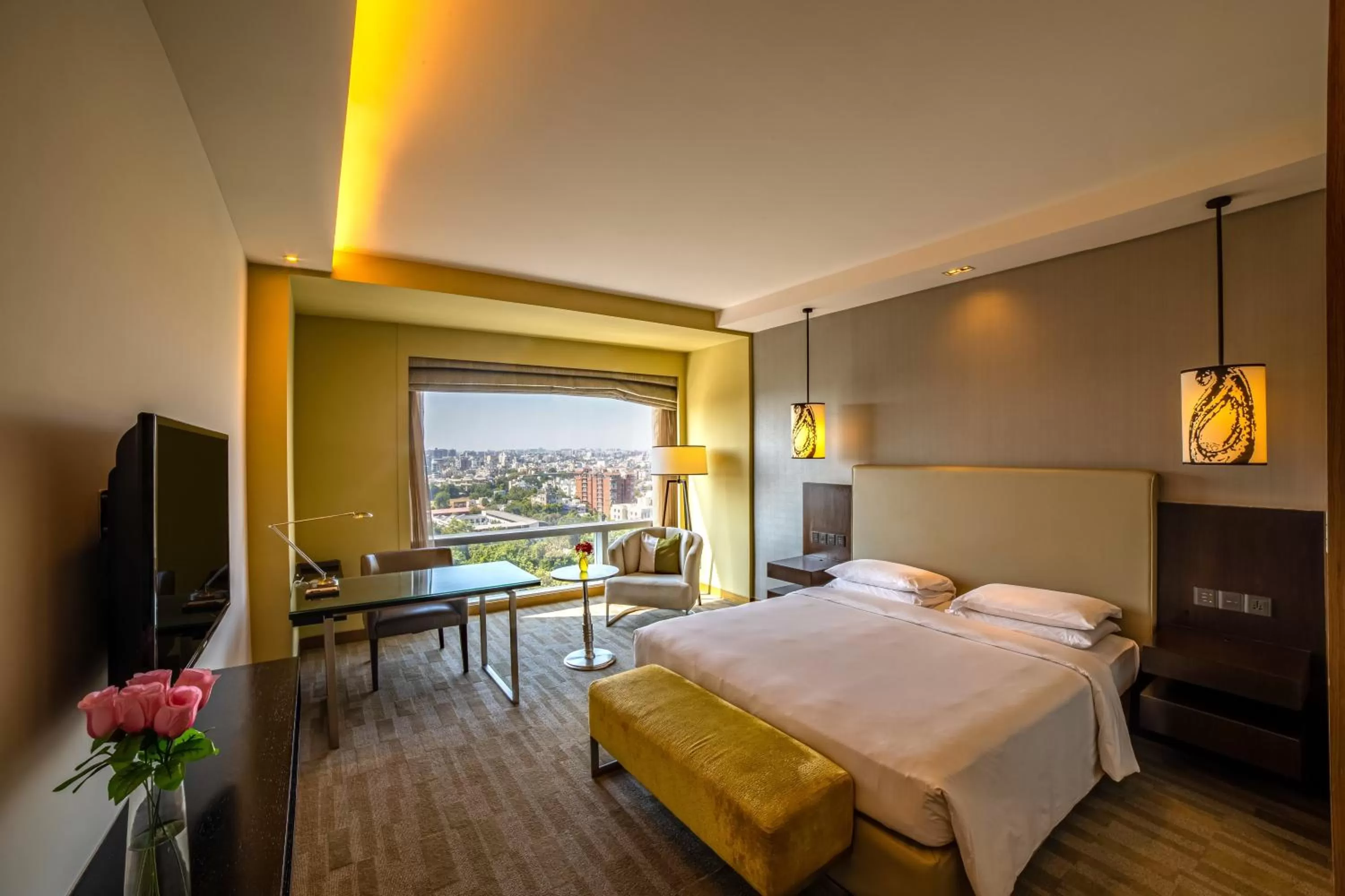 Bedroom, Bed in Hyatt Regency Ahmedabad