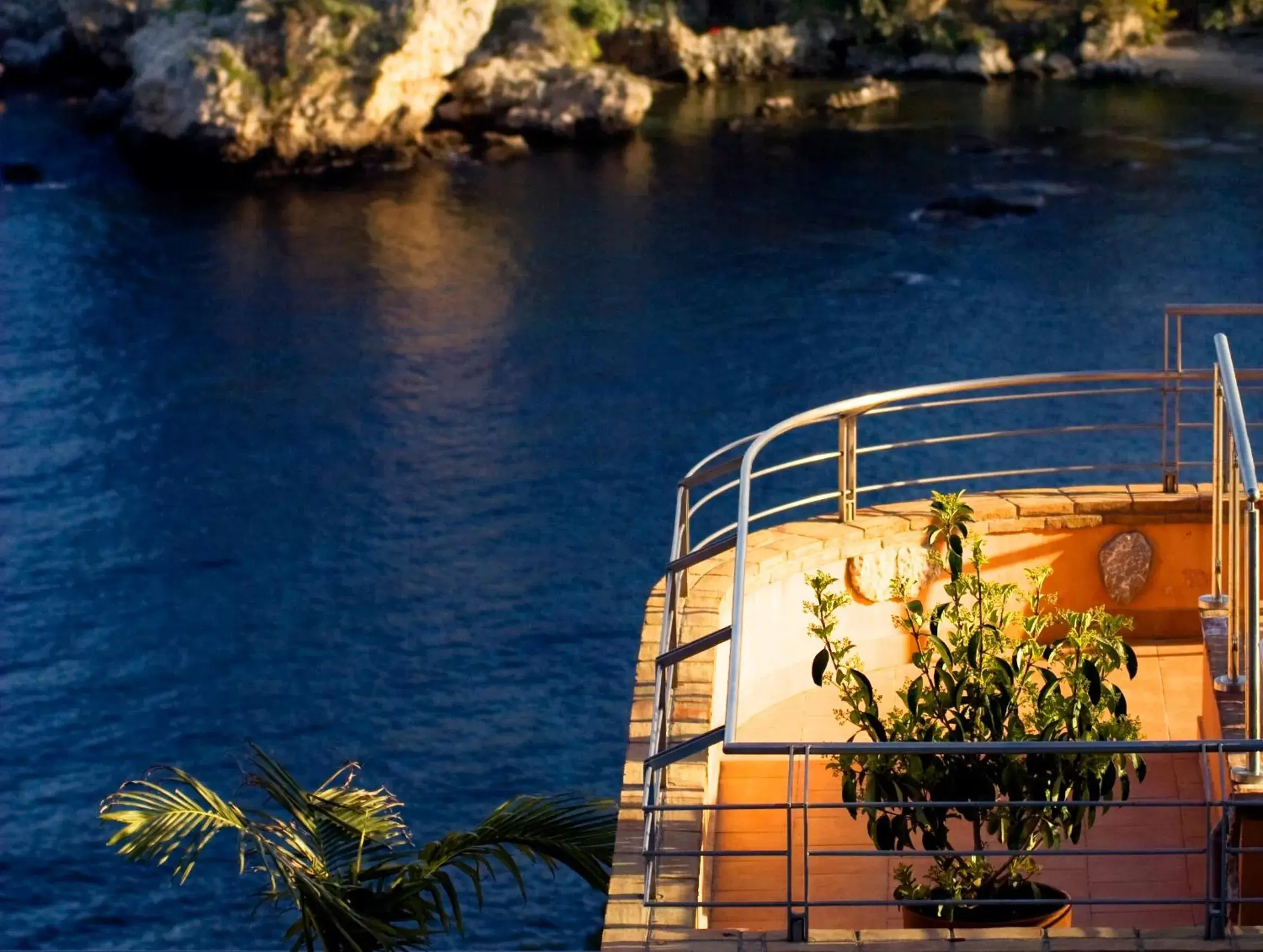 Pool view, Sea View in Taormina Panoramic Hotel