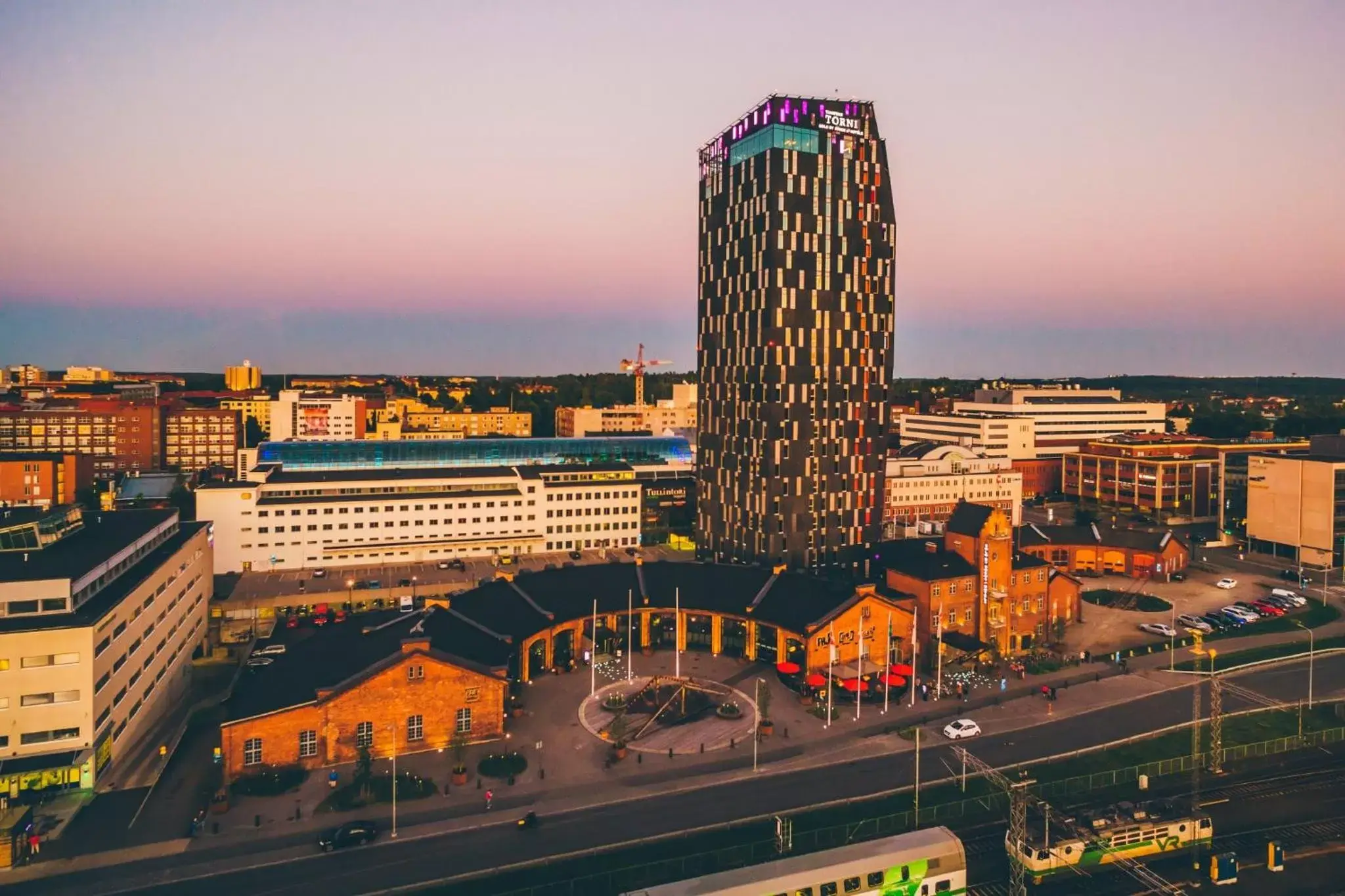 Facade/entrance, Bird's-eye View in Solo Sokos Hotel Torni Tampere