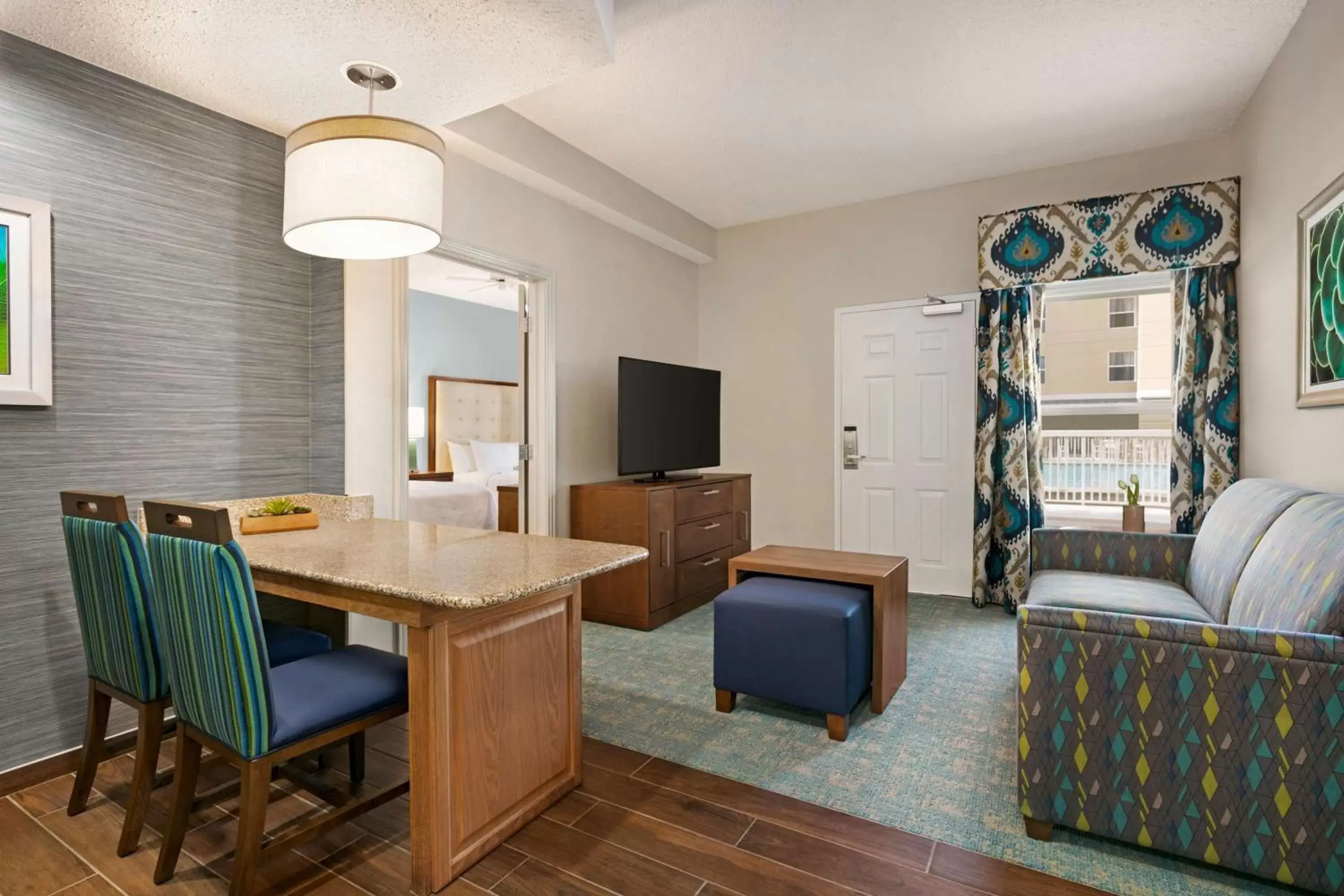 Bedroom, Seating Area in Homewood Suites by Hilton Fort Myers