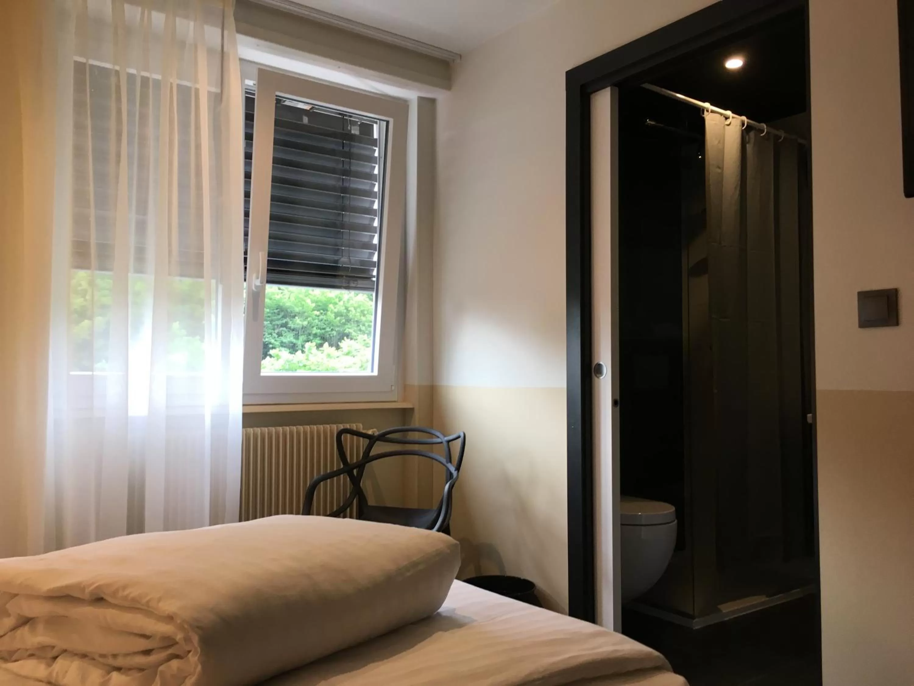 Bed in Hotel Restaurant au Floridor