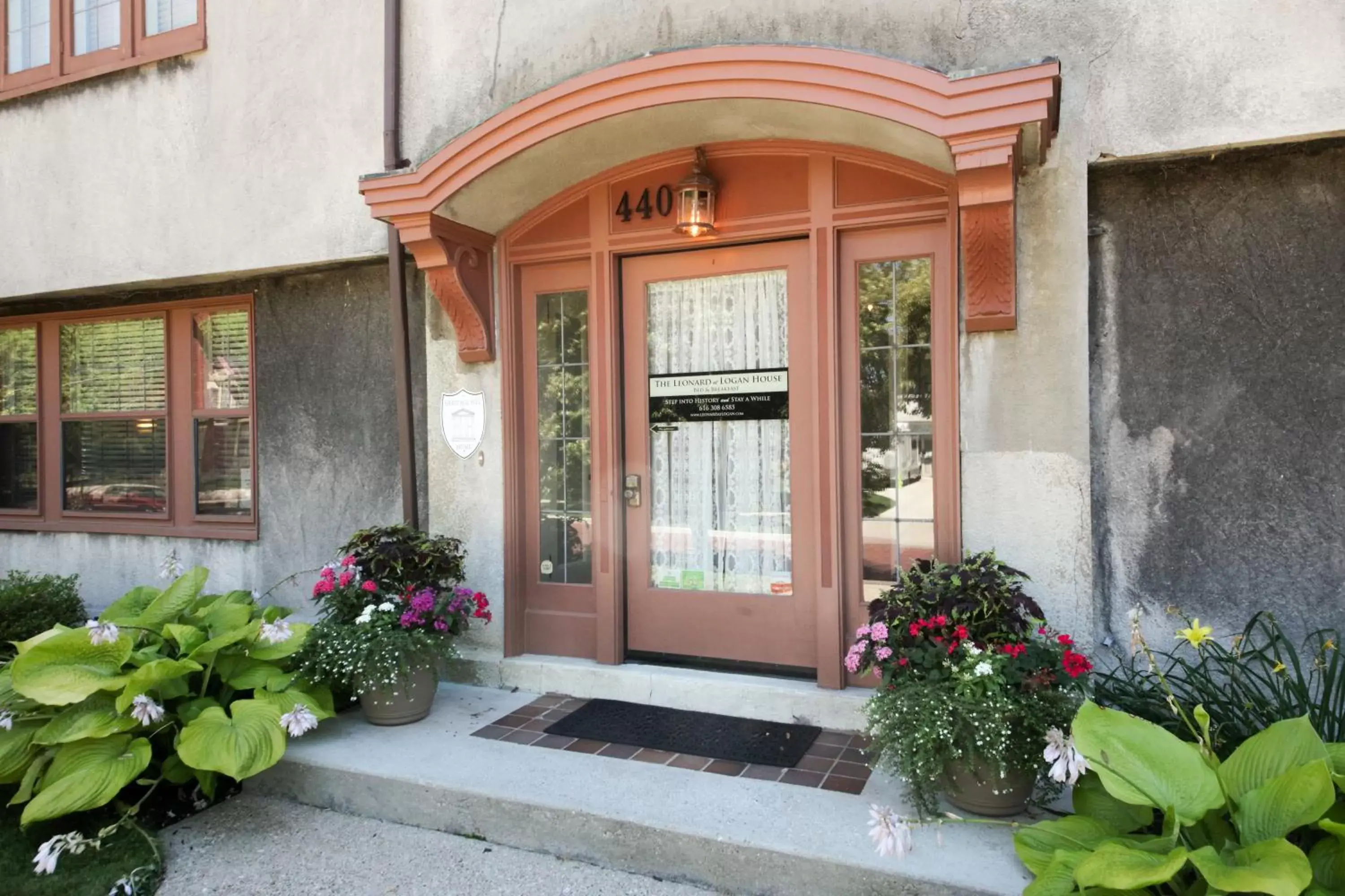 Facade/Entrance in Leonard at Logan House