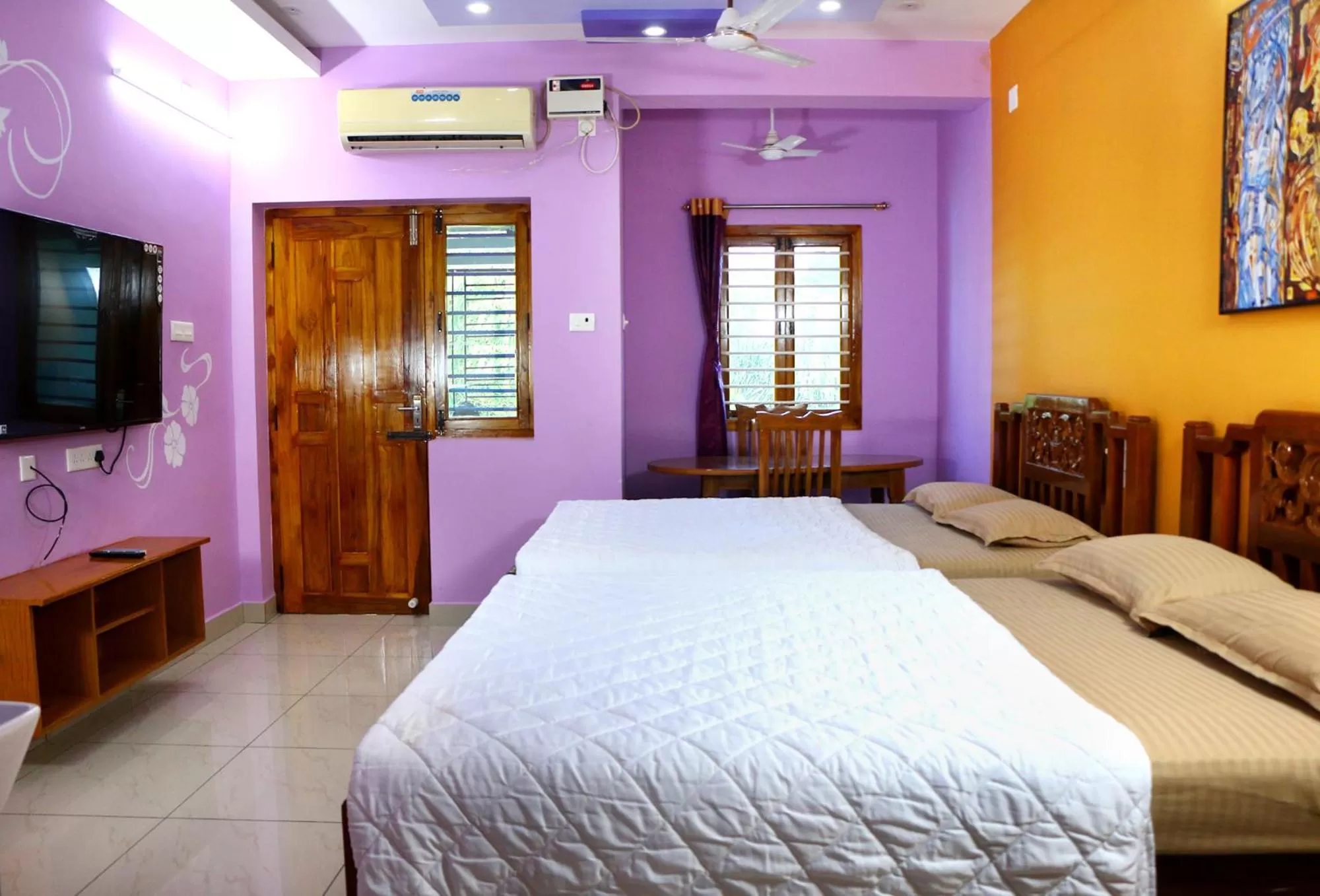 Bed in Bluetique Beach House