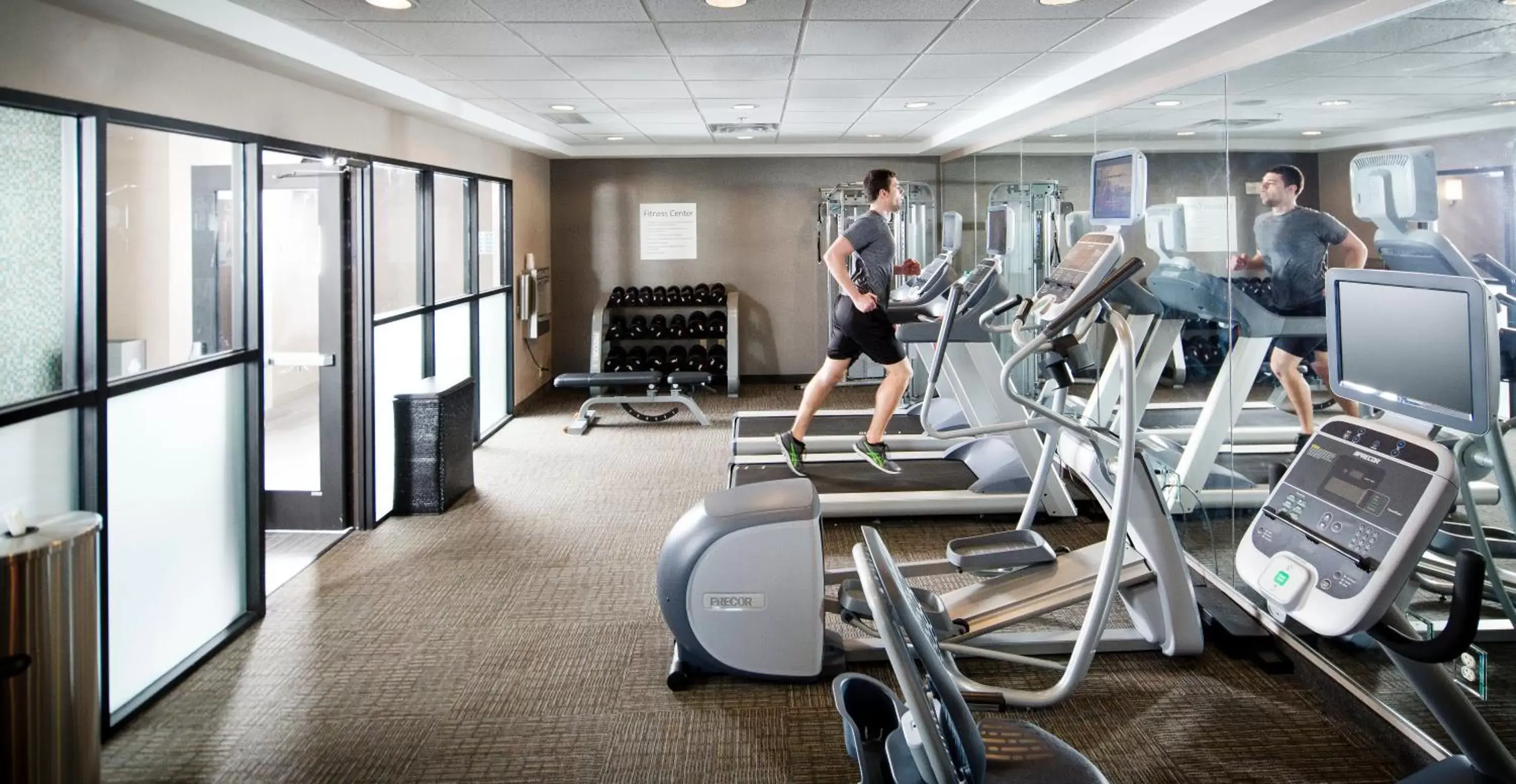 Fitness centre/facilities, Fitness Center/Facilities in Holiday Inn Express & Suites Oklahoma City Downtown - Bricktown, an IHG Hotel