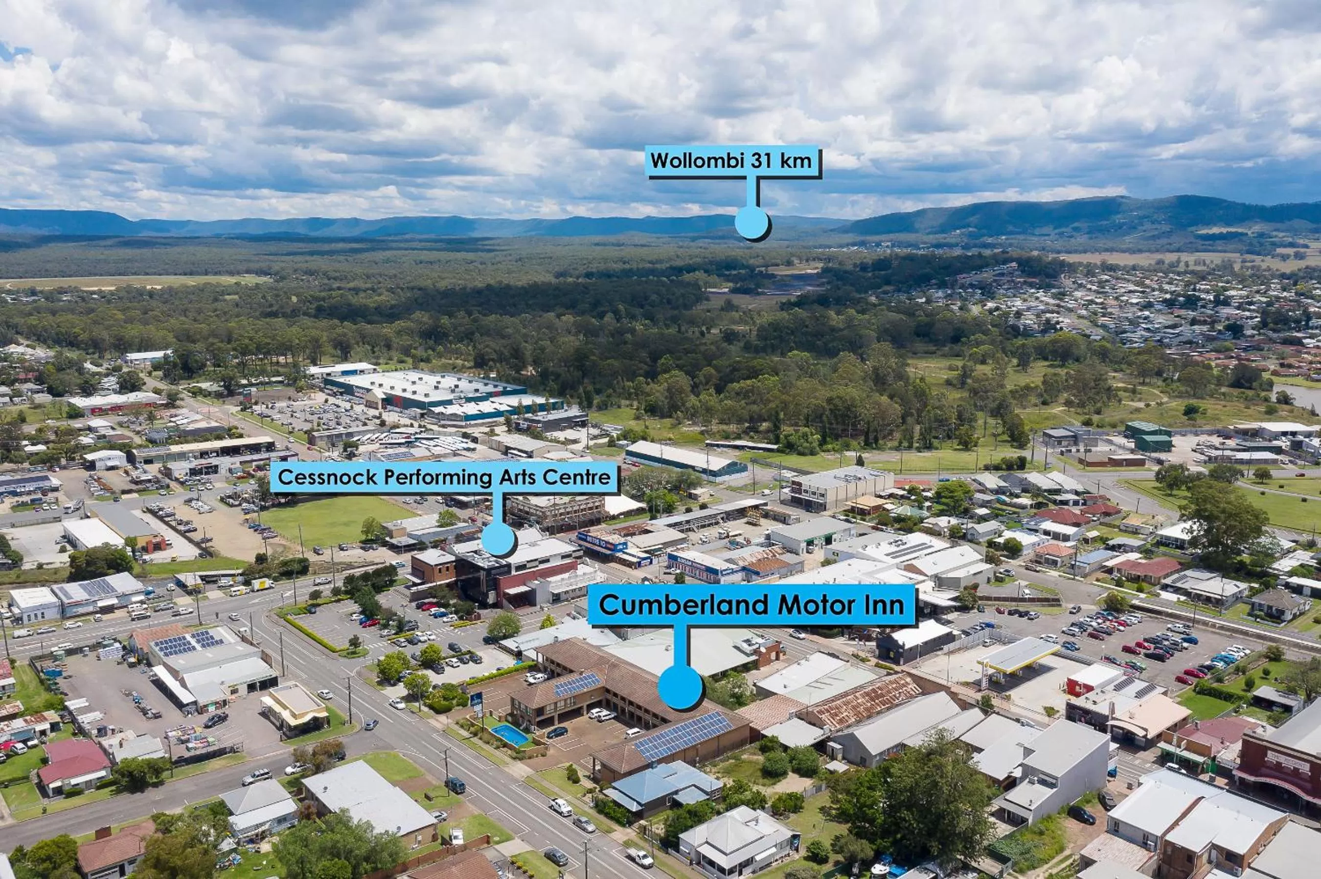 Nearby landmark in Cumberland Motor Inn