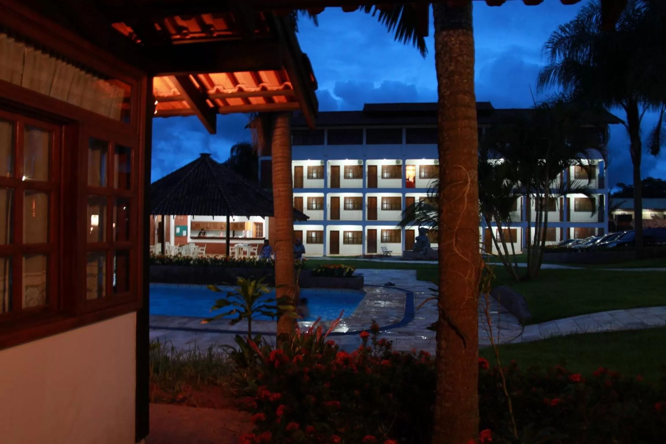 Night, Swimming Pool in Bartholo Plaza Hotel