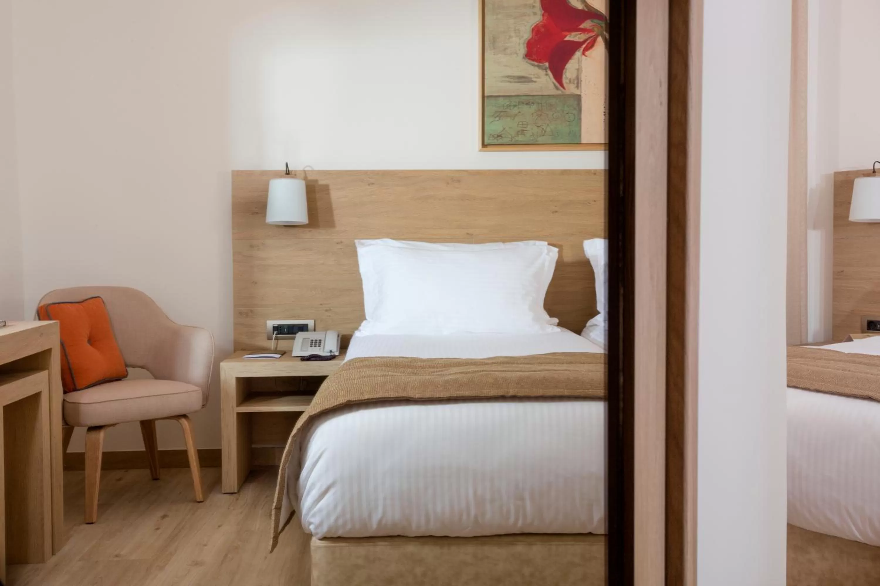 Photo of the whole room, Bed in Golden Age Athens Hotel