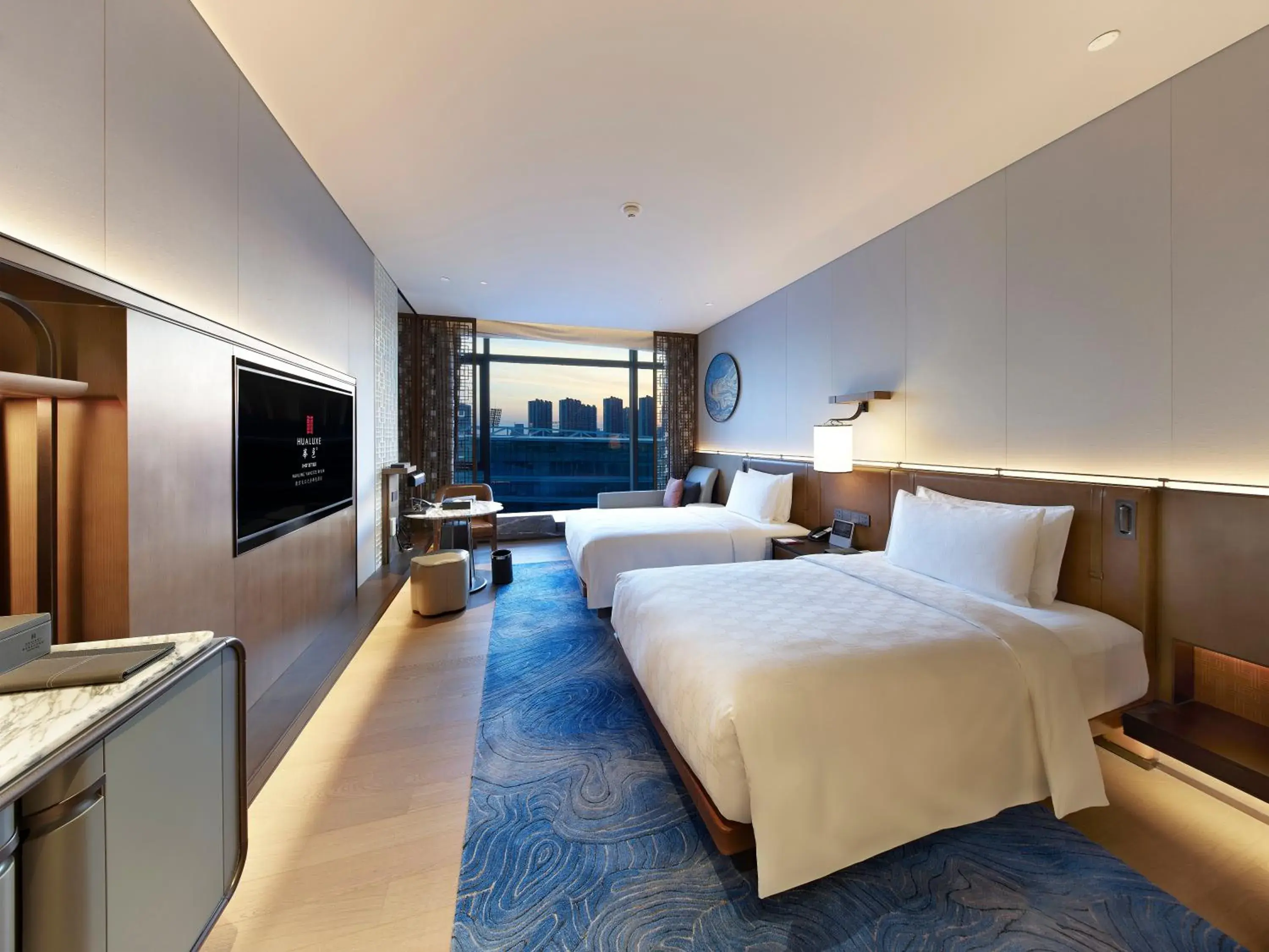 Photo of the whole room in HUALUXE Nanjing Yangtze River, an IHG Hotel