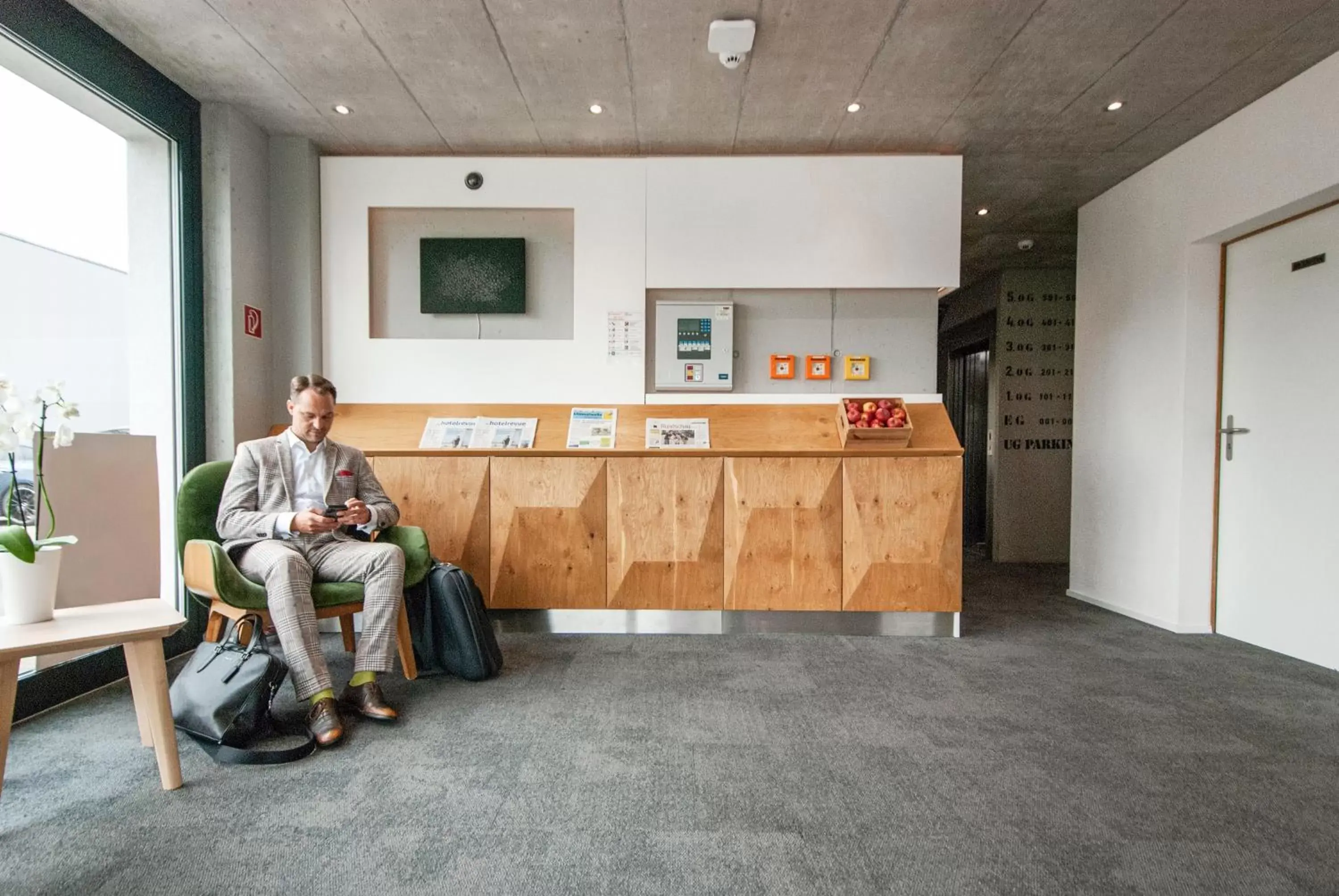 Lobby or reception in Tailormade Hotel IDEA Spreitenbach Lobby or reception in Tailormade Hotel IDEA Spreitenbach